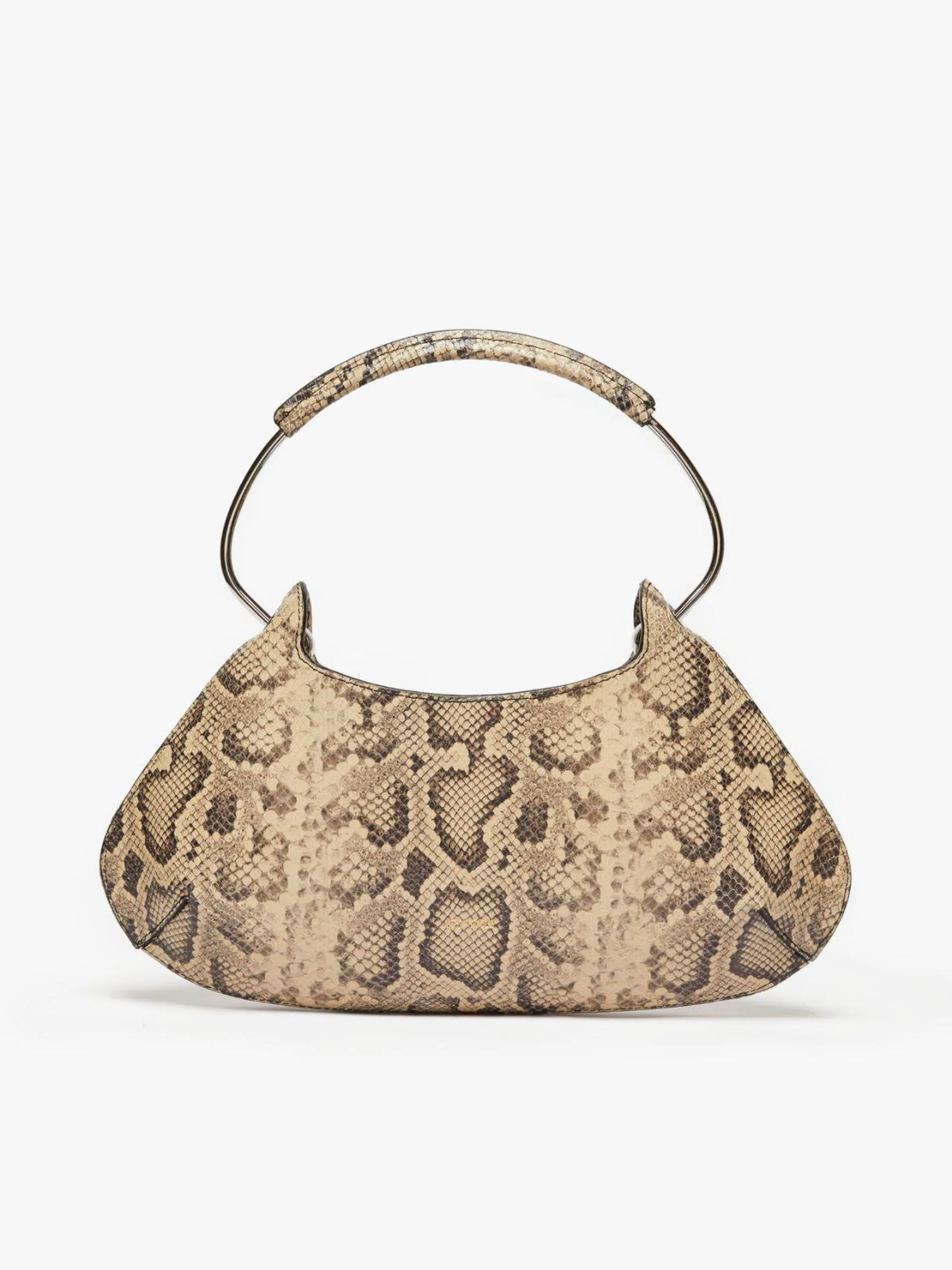 Medium Caju bag in python-print leather