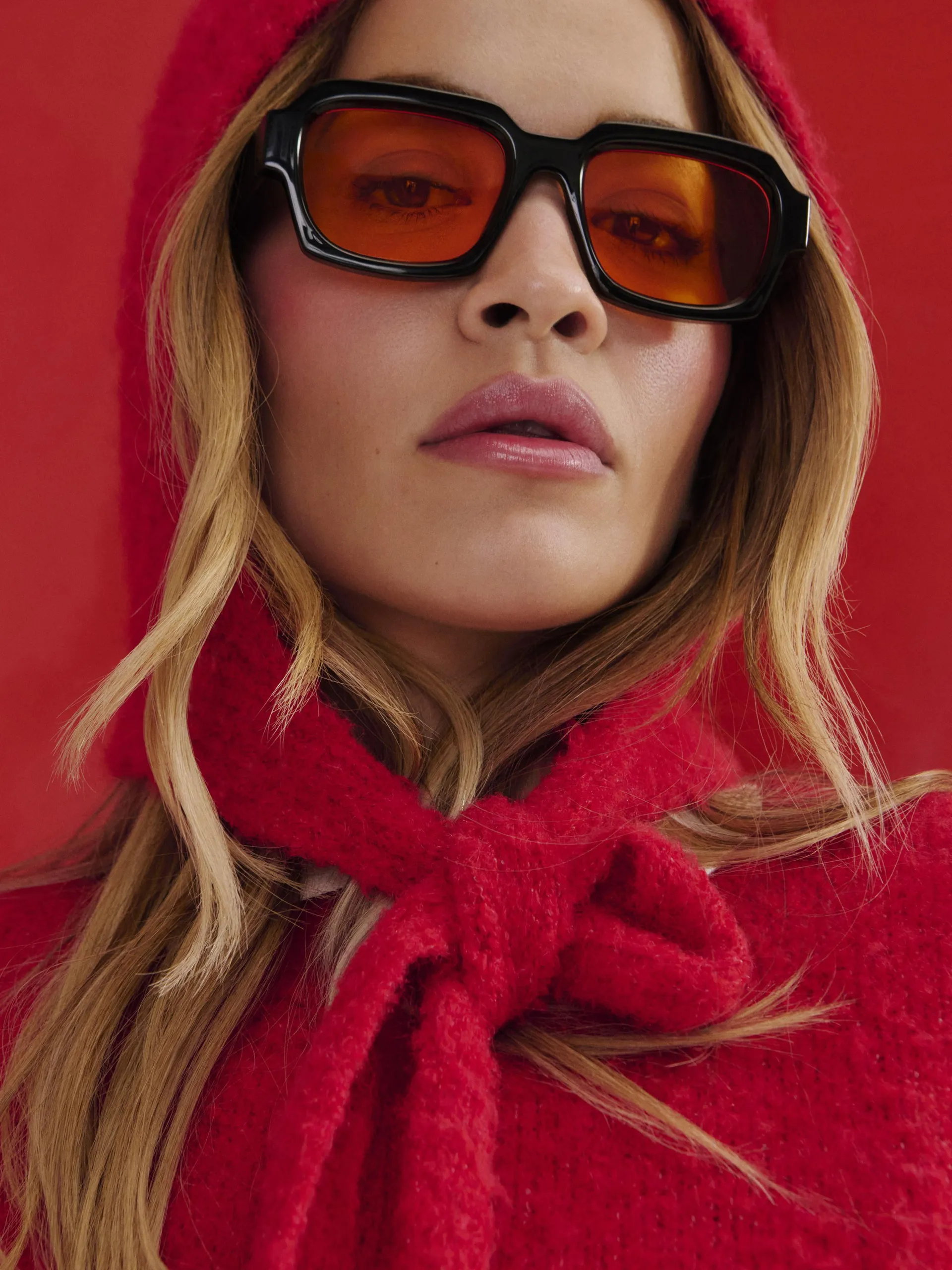 Rita Ora Retro Tinted Sunglasses