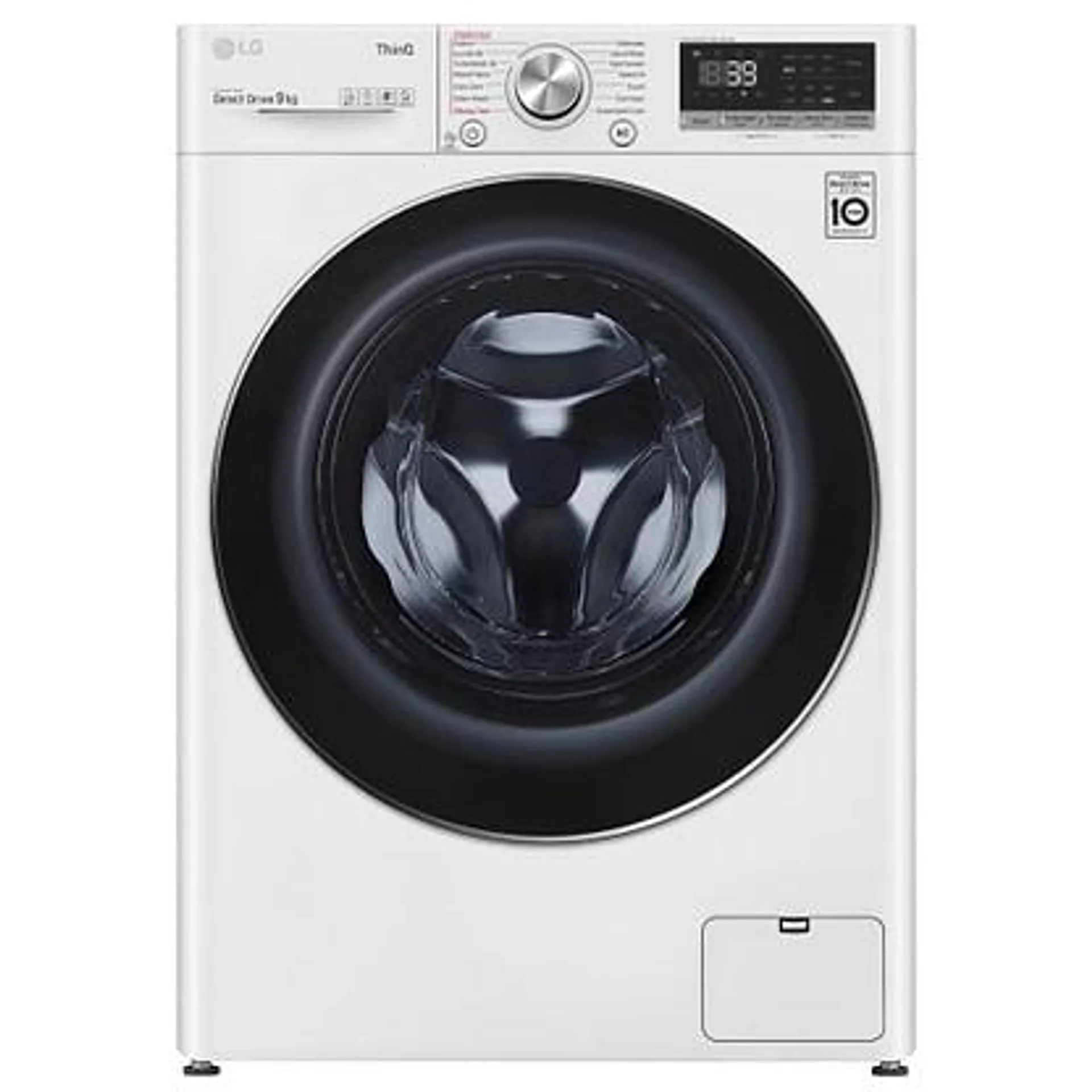 LG F4V909WTSE 9kg TurboWash Steam Washing Machine 1400rpm – WHITE