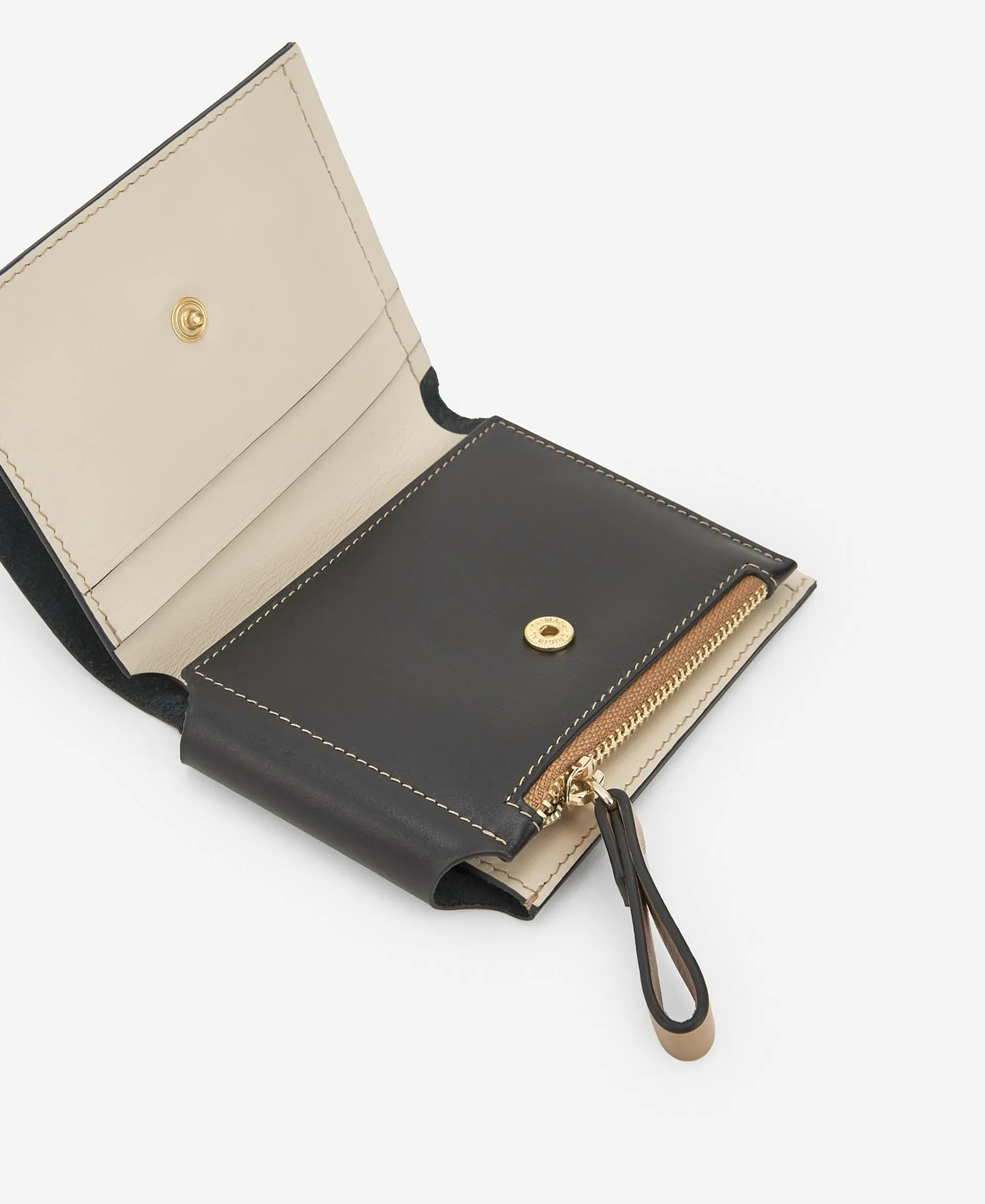 Responsible leather foldable wallet