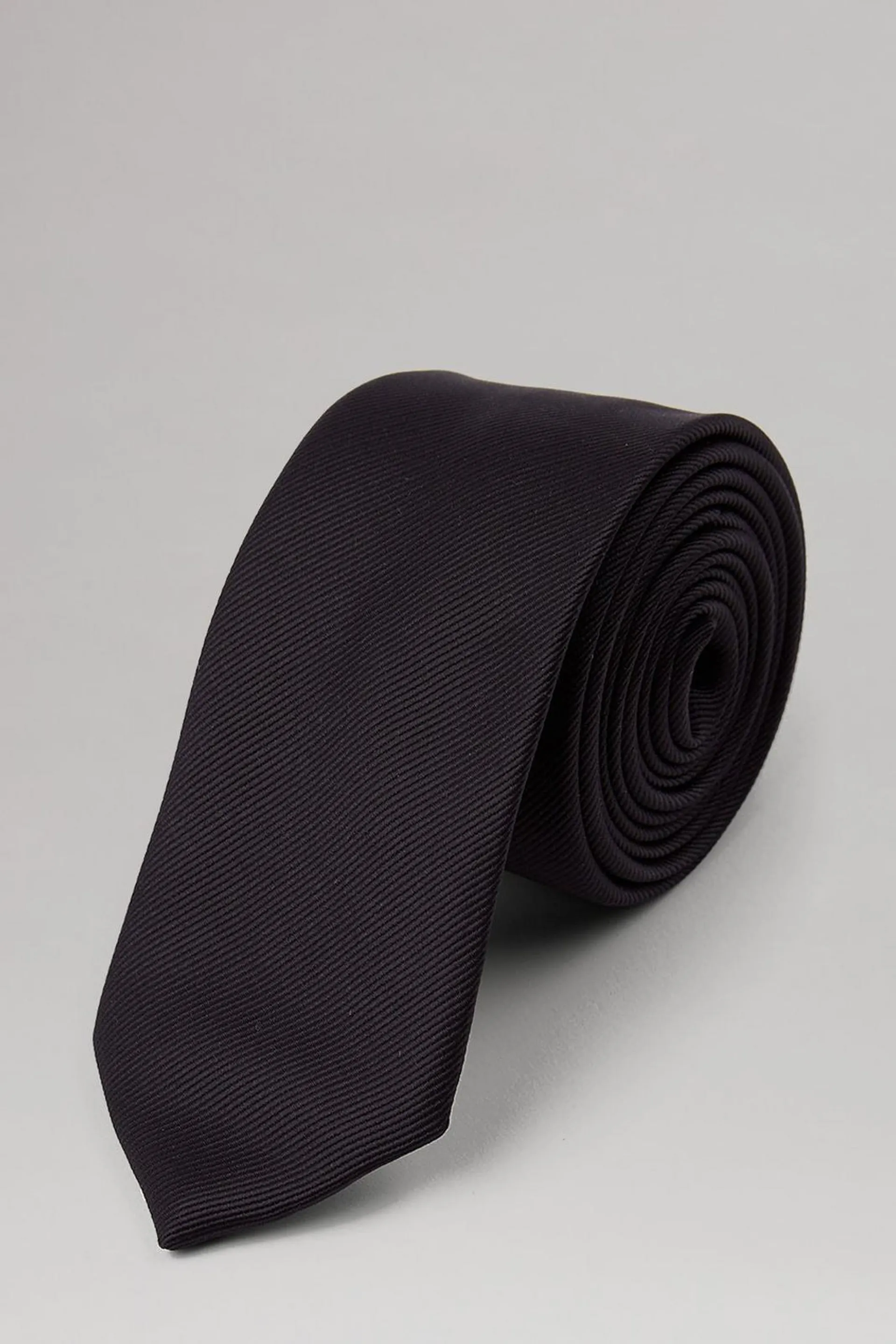 Slim Black Tie