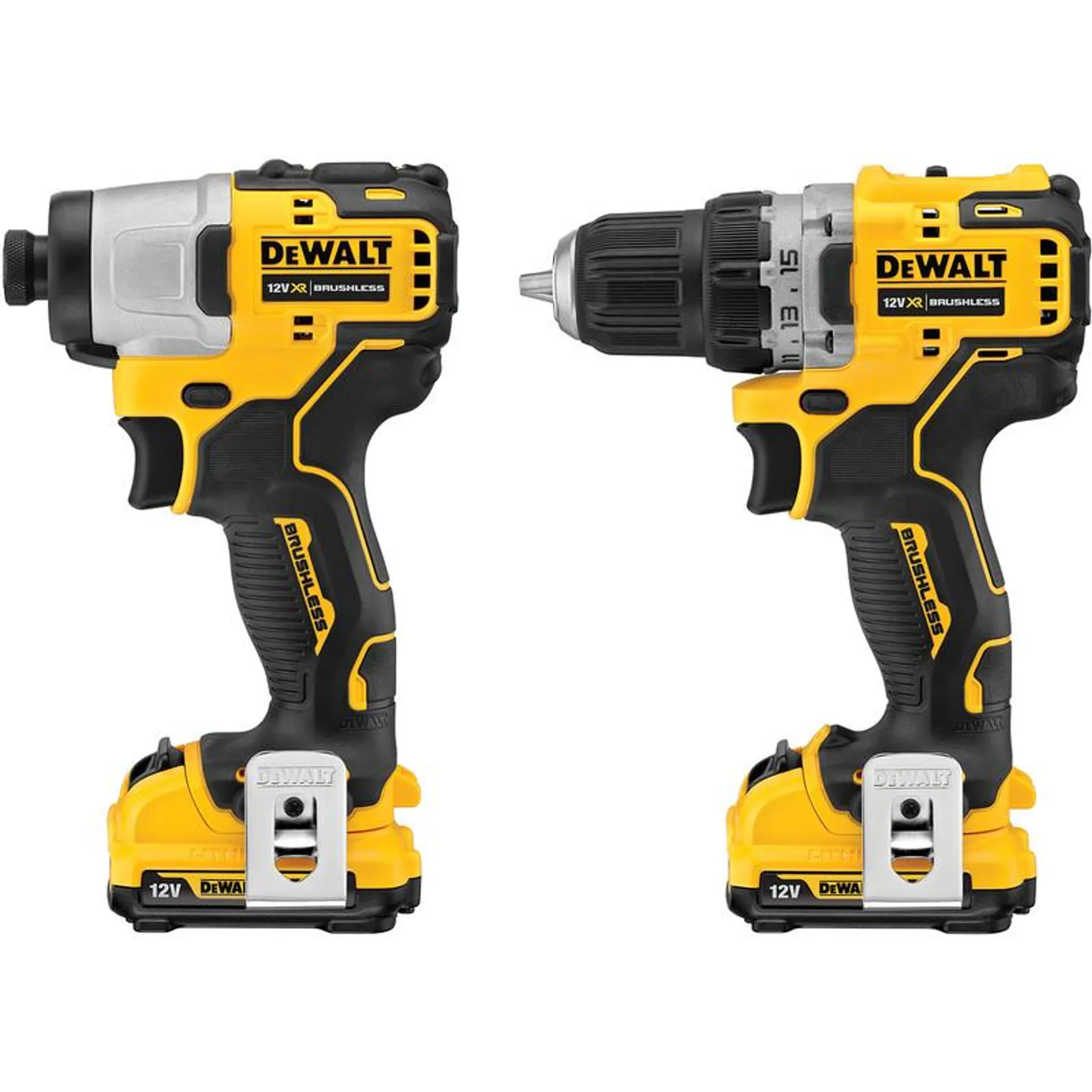 DeWalt DCK2110L2T-GB 12V XR Brushless Compact Twin Pack 2 x 3.0Ah