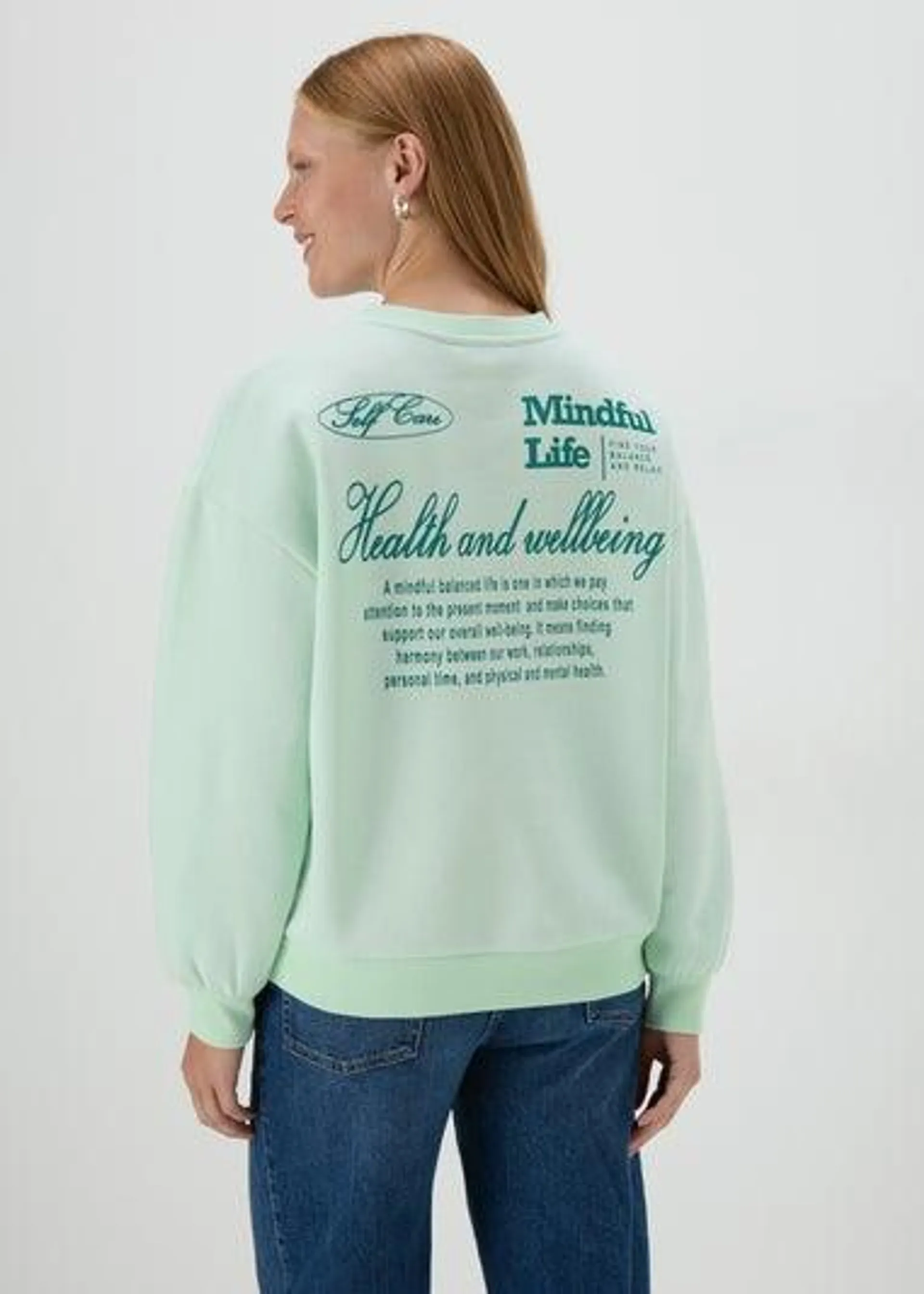 Green Vintage Graphic Sweatshirt