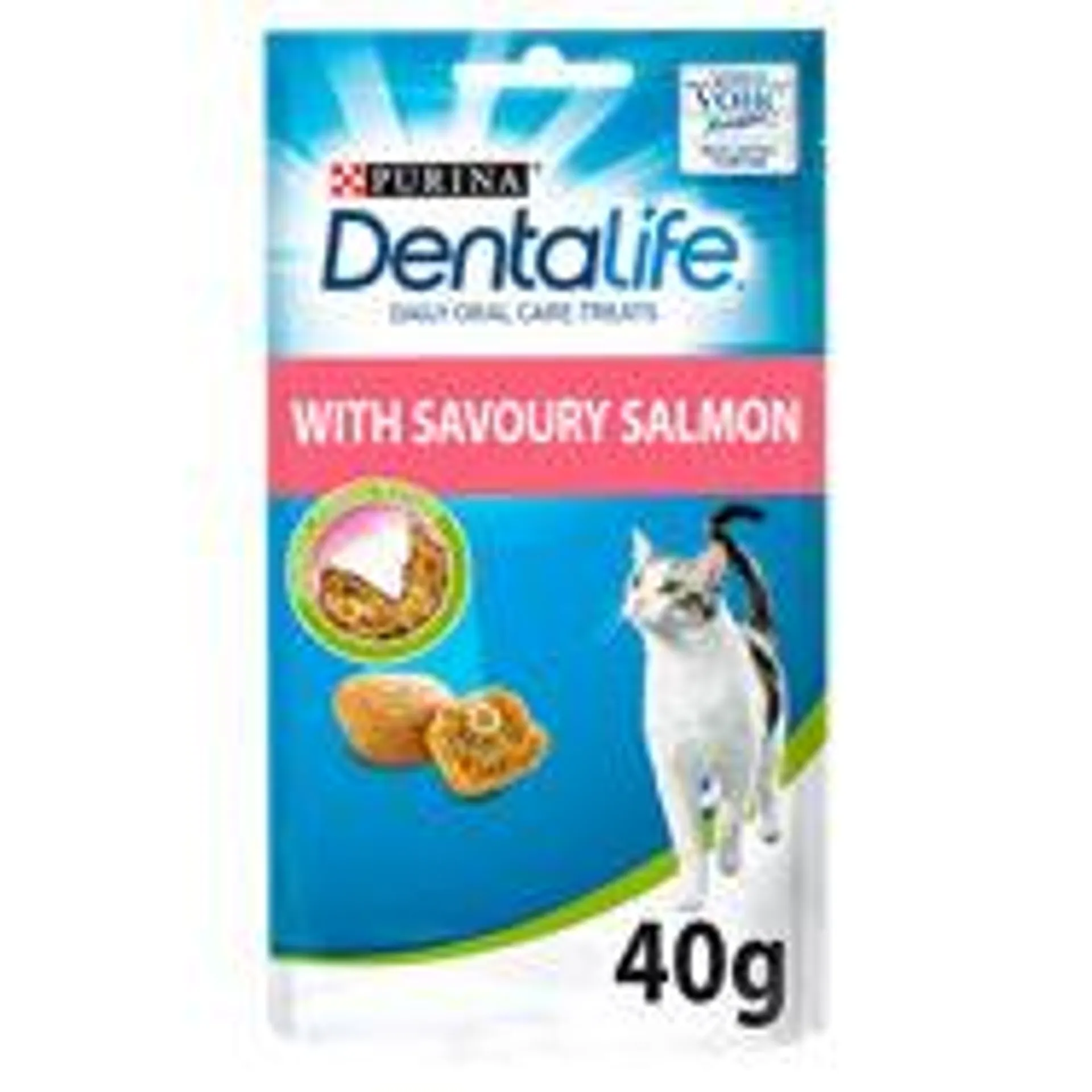 Dentalife Daily Oral Care Treats with Savoury Salmon 40g