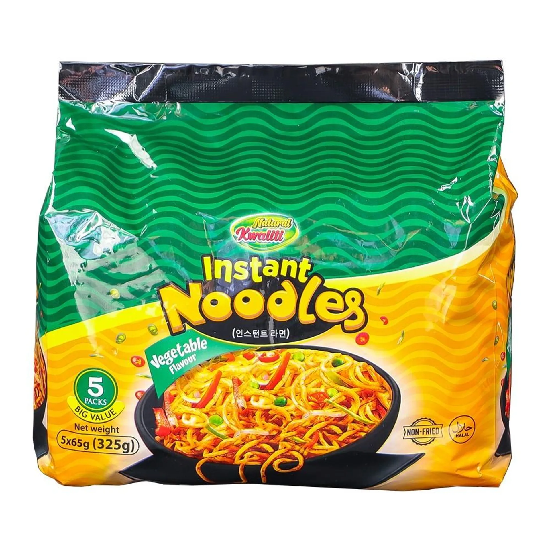 KWALITI VEGETABLE FLAVOUR NOODLES 5 PACK