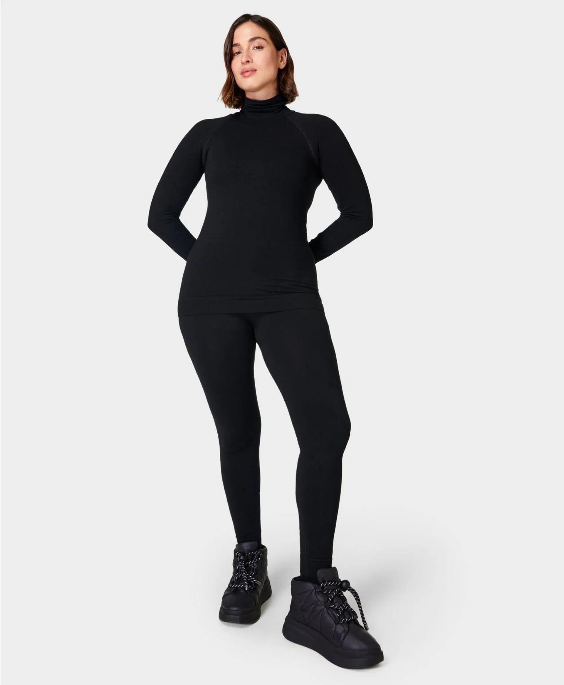 Modal Dot Jacquard Base Layer Leggings