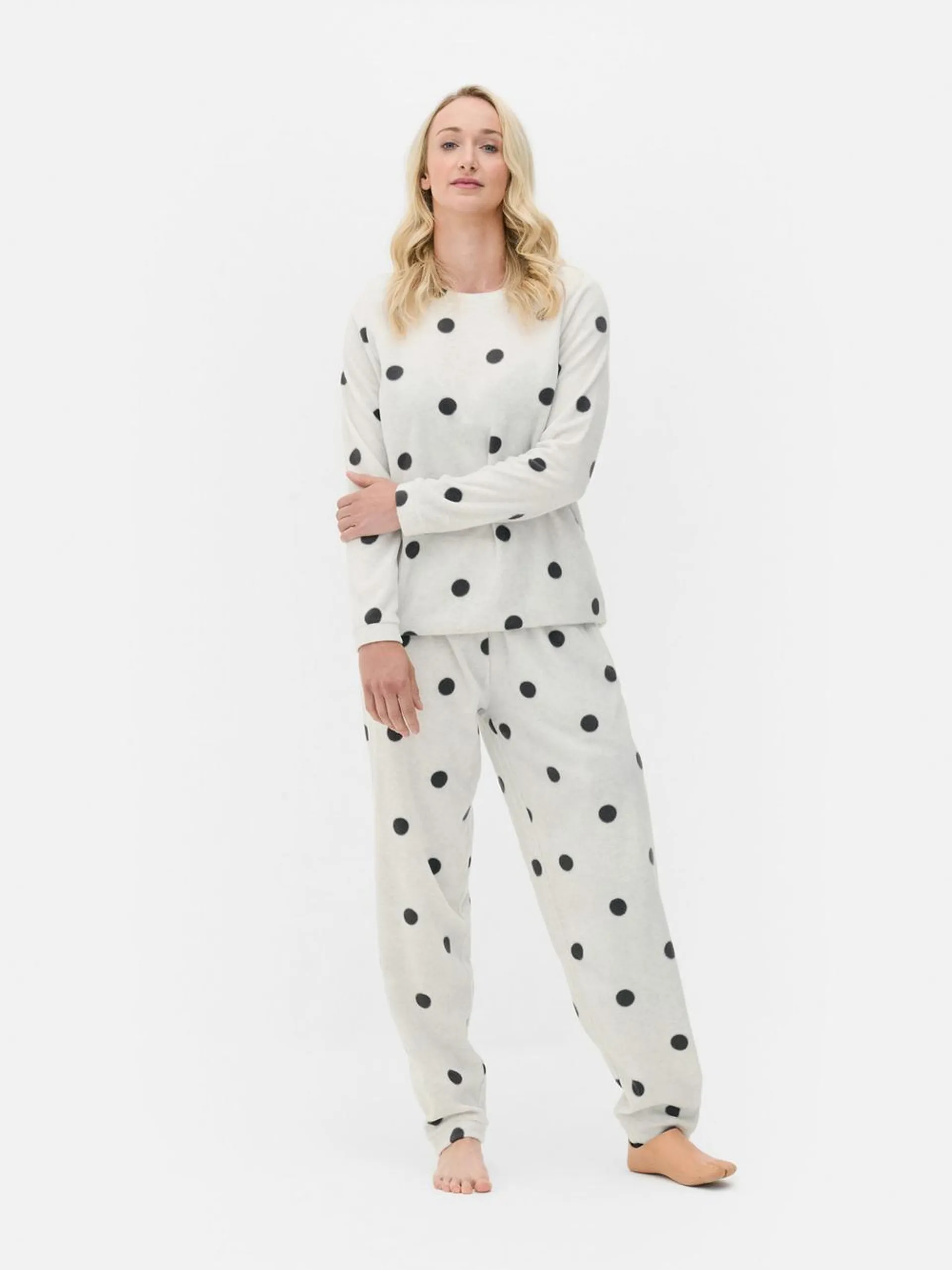 Microfleece Long Sleeve Pyjamas