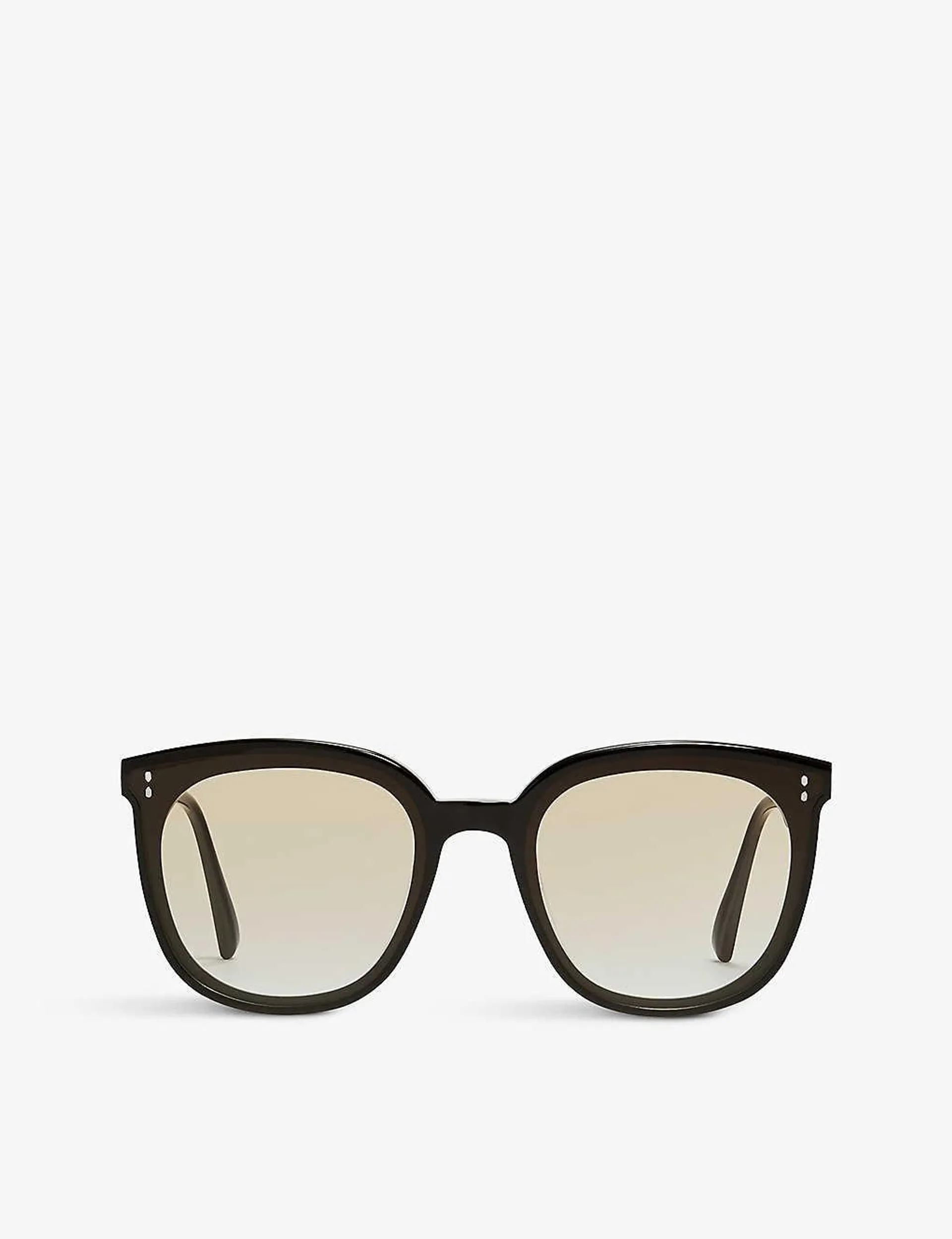 ROSY-01(BRG) square-frame acetate sunglasses