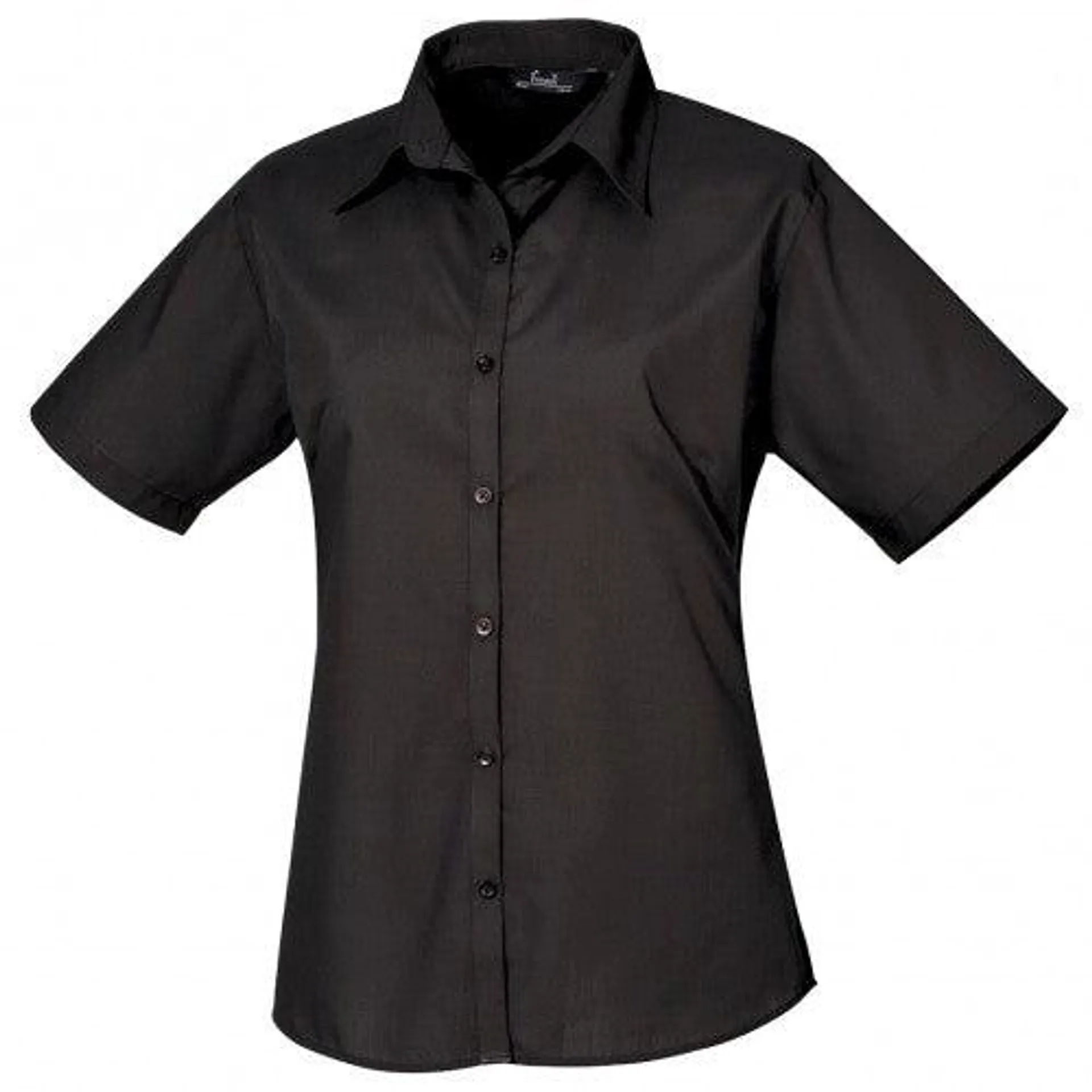 Premier Short Sleeve Poplin Blouse / Plain Work Shirt