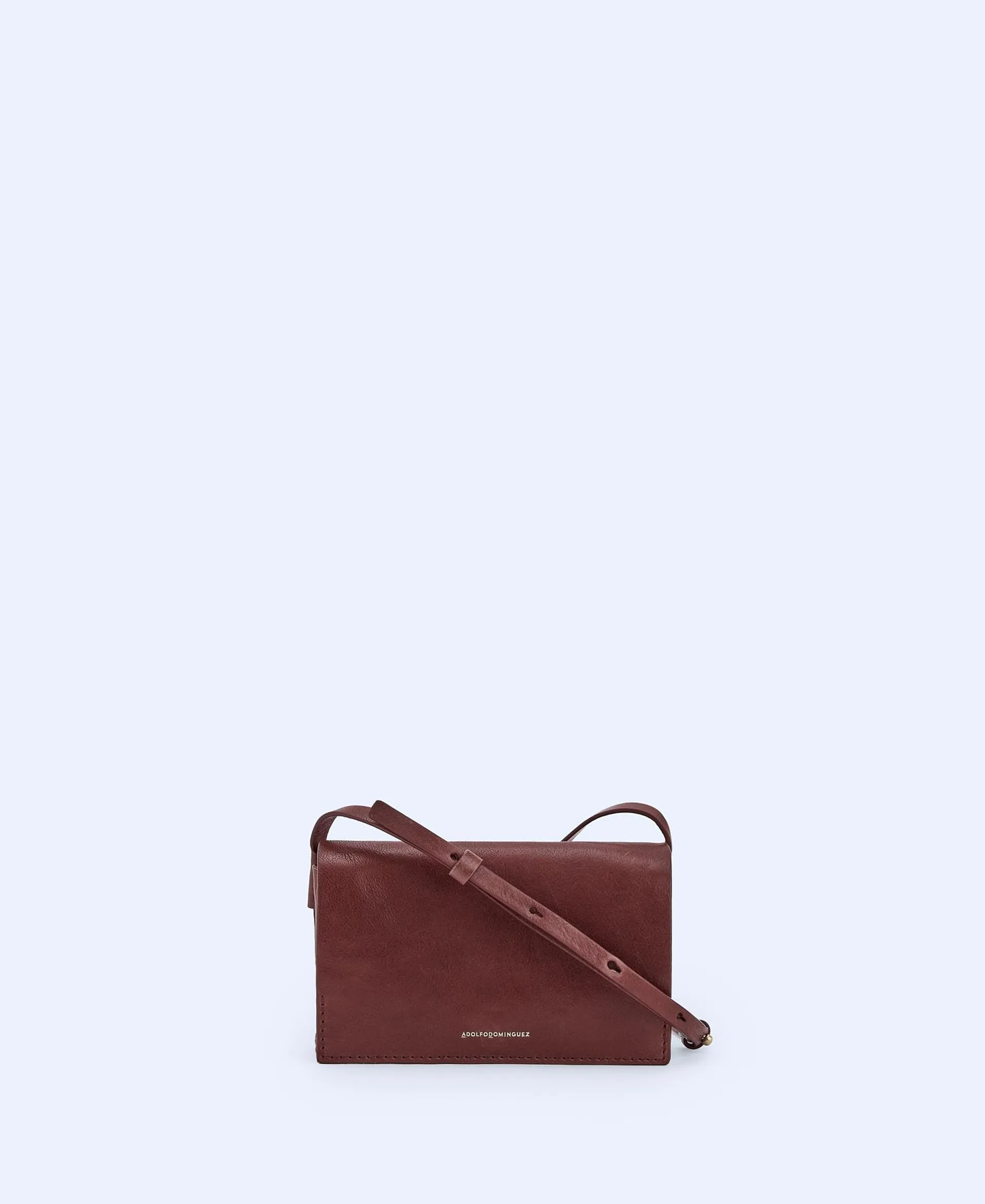 Vachetta leather shoulder bag