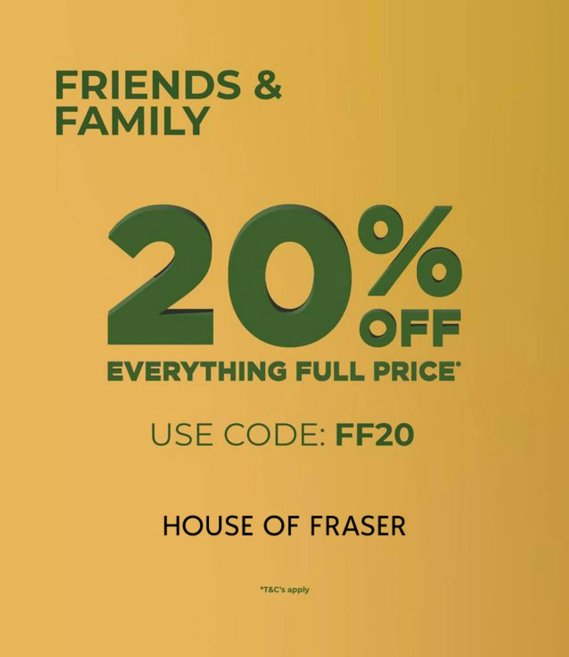 House of Fraser leaflet - 1