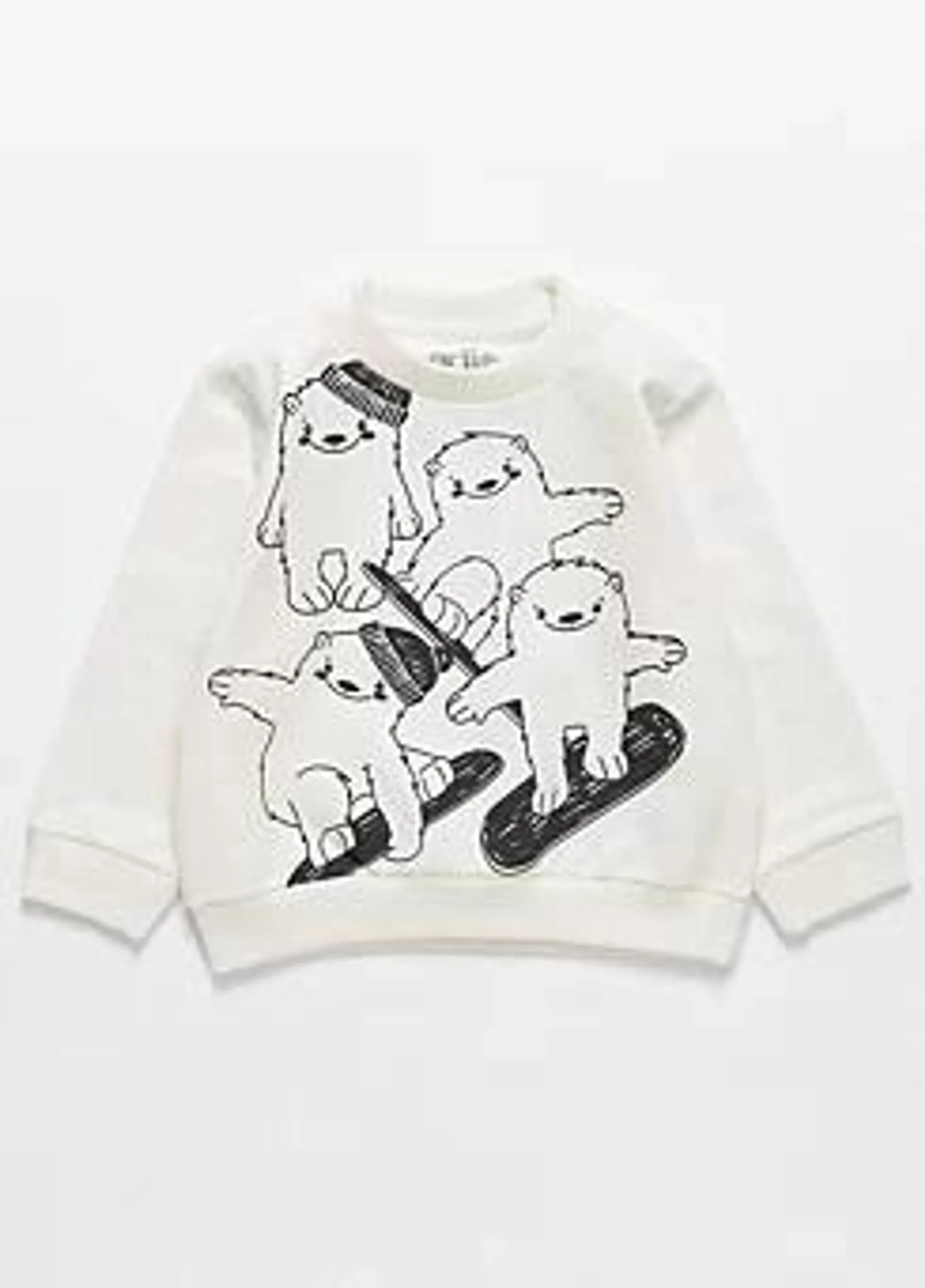 Artie Polar Bear Long Sleeve Sweatshirt Jumper in Gift Box