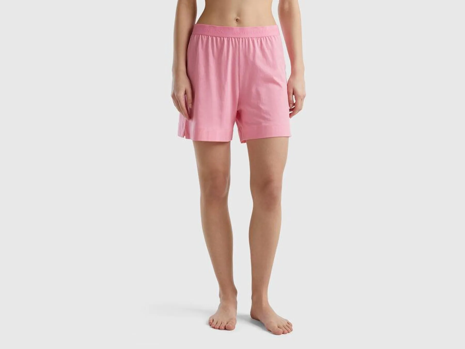 Shorts with logo elastic