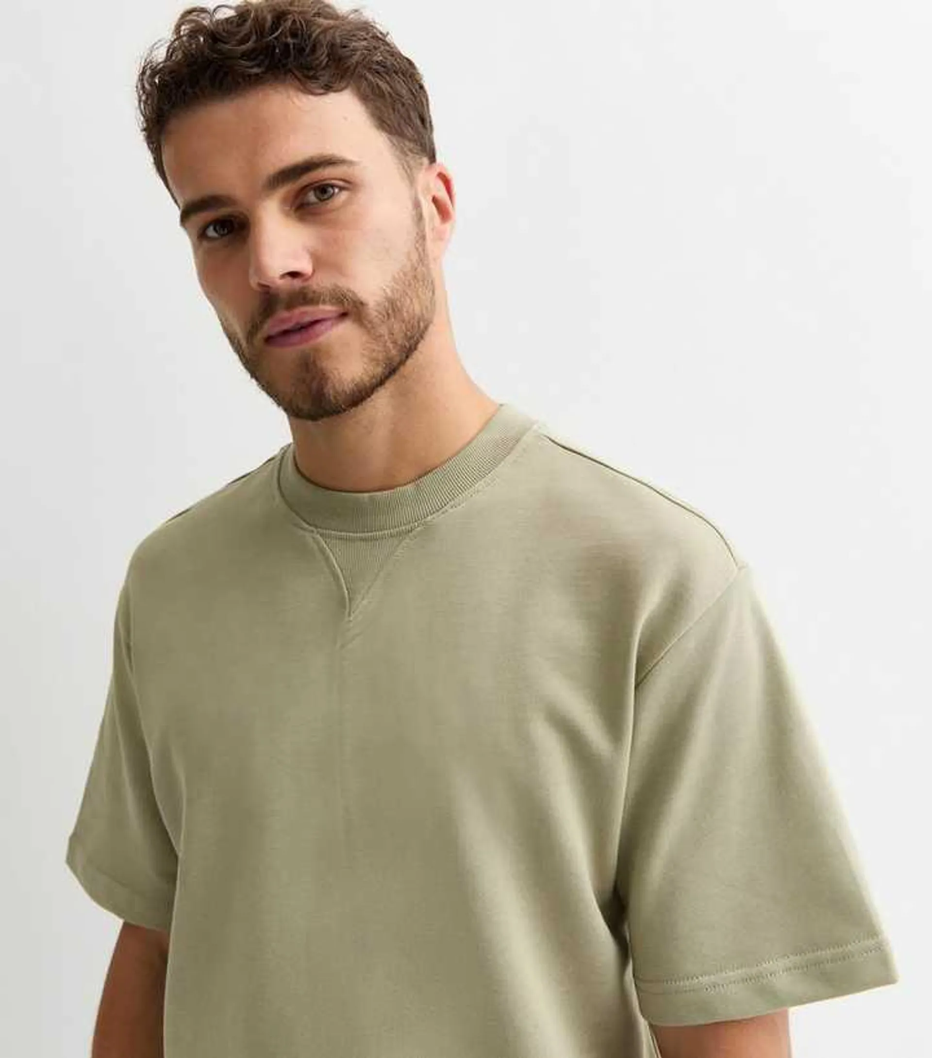 Only & Sons Green Cotton Relaxed-Fit T-Shirt