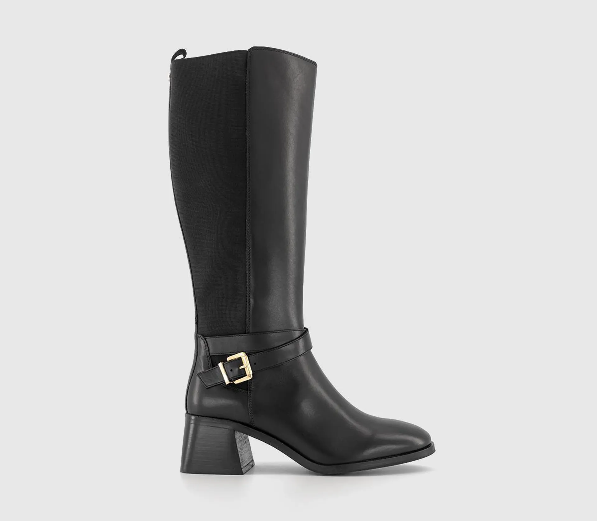 Kaiser Buckle Strap Knee Boots