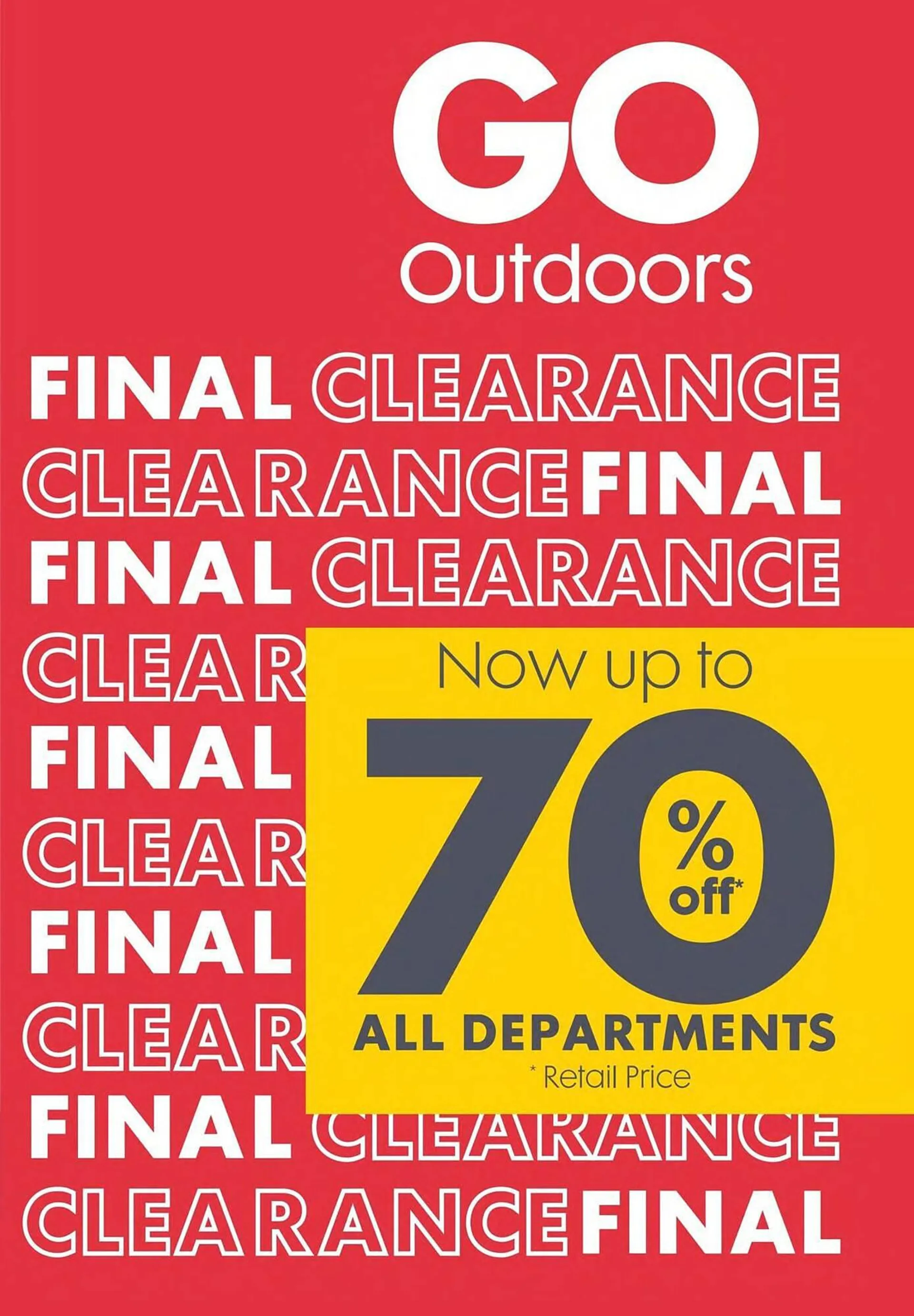 GO Outdoors leaflet from 22 January to 31 January 2024 - Catalogue Page 1
