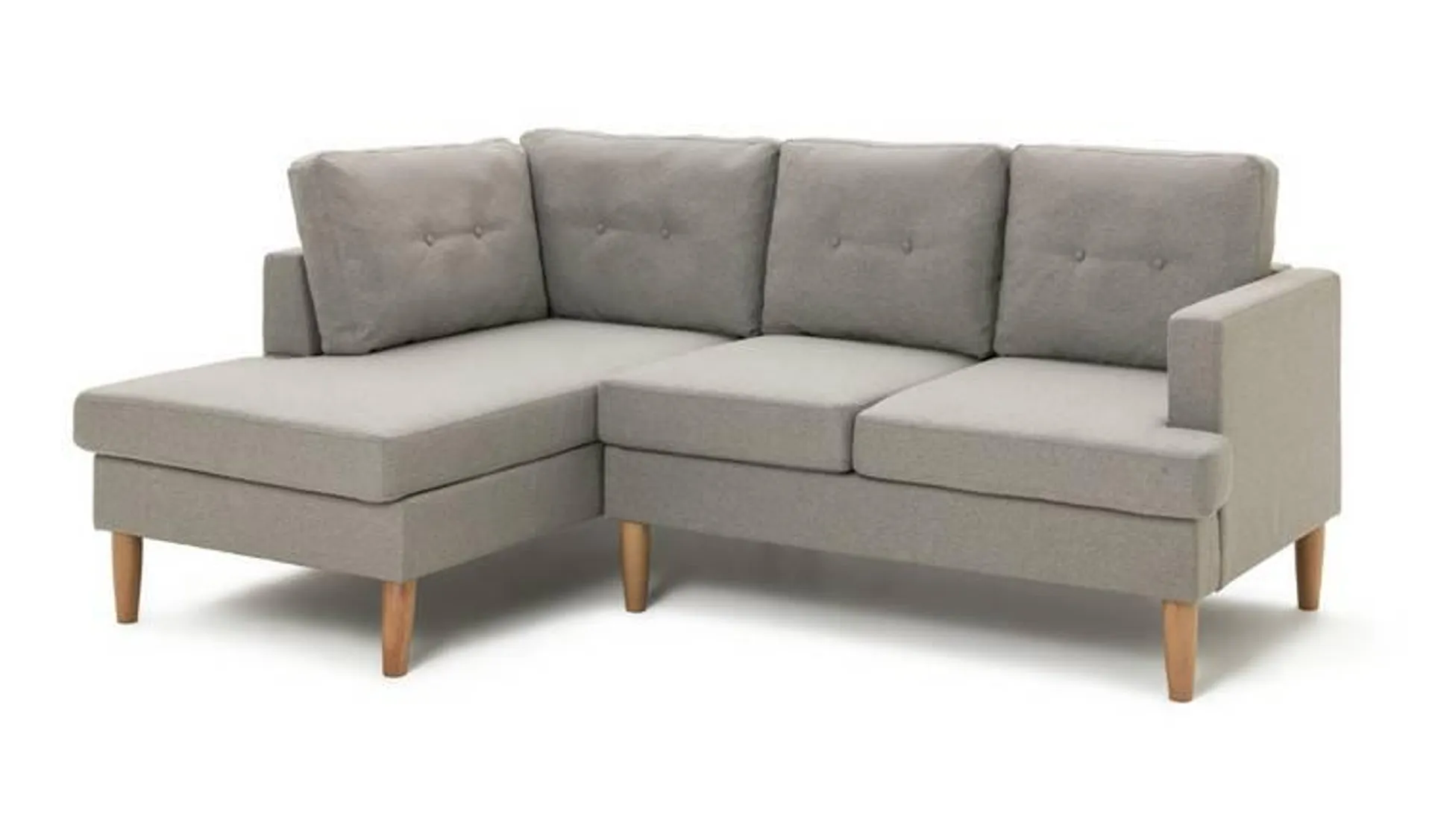 Habitat Joshua Self Assembly Left Hand Corner Sofa - Grey