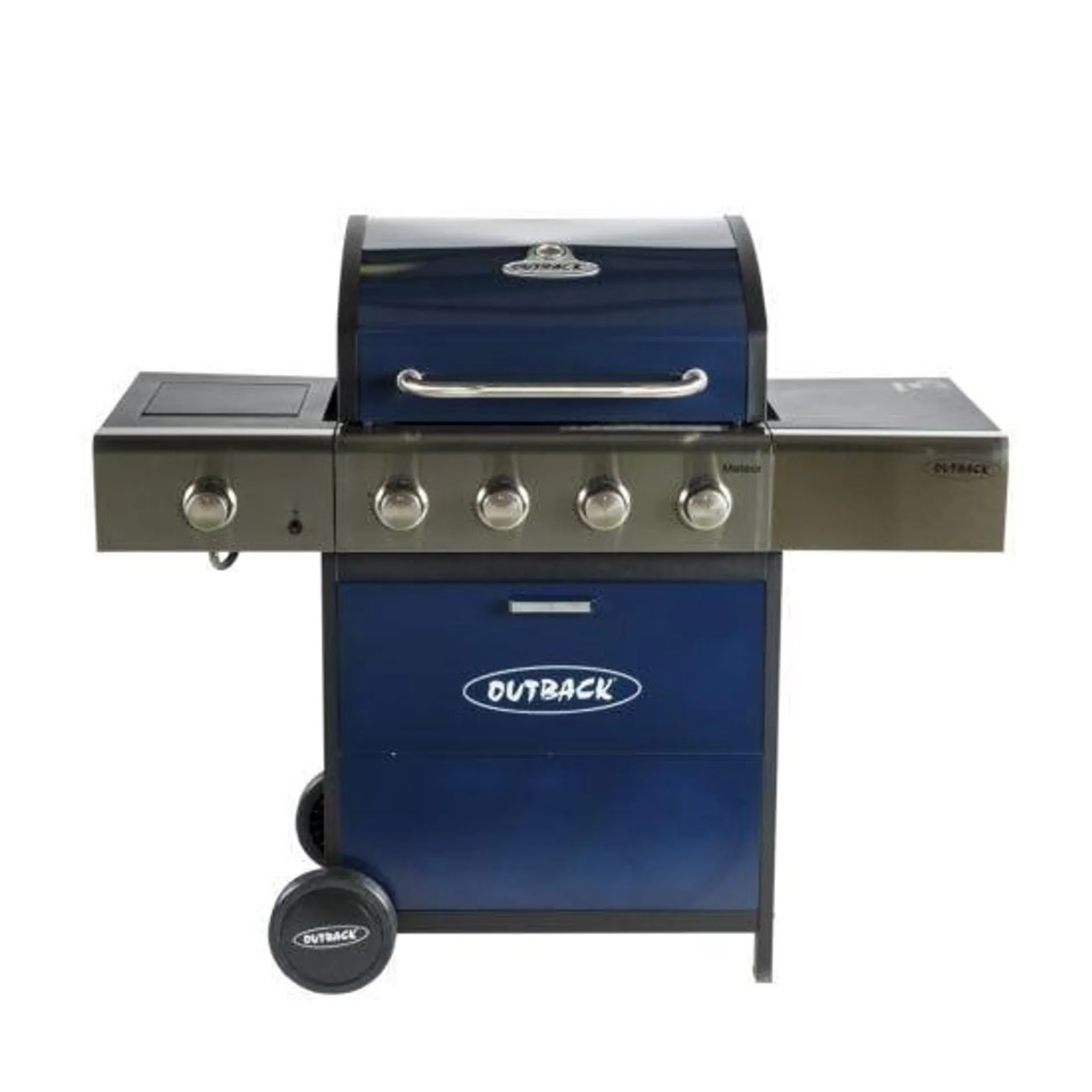 Outback Meteor 4-Burner Gas BBQ - Blue