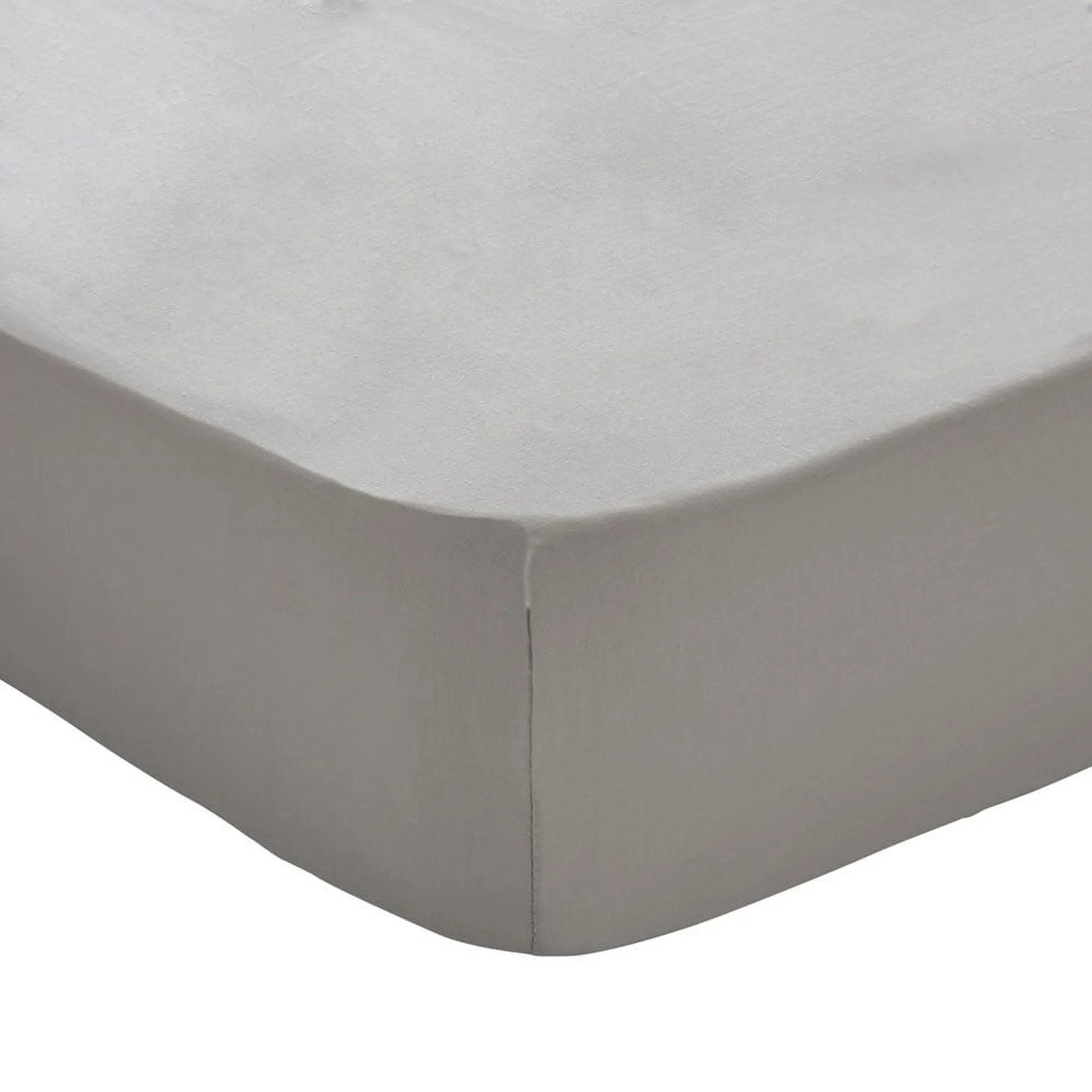 Wilko Best Silver 300 Thread Count Single Percale Fitted Sheet