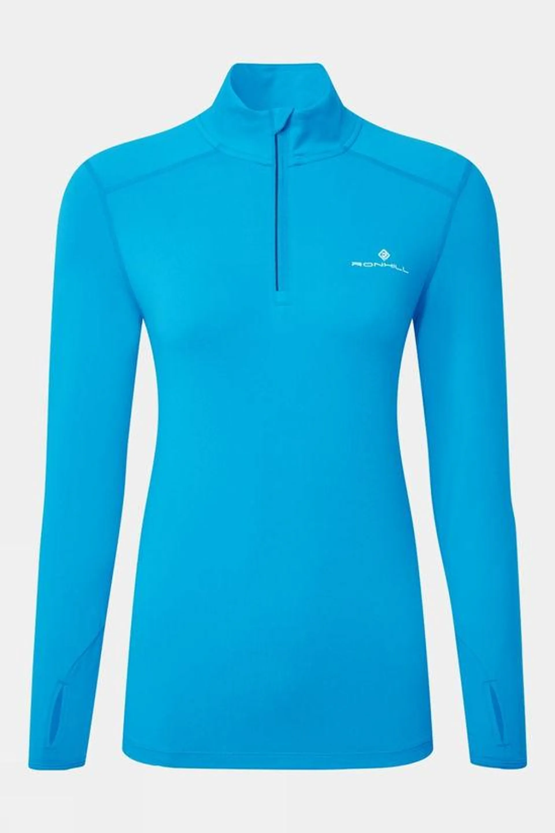 Womens Core Thermal Half Zip Long Sleeve Top