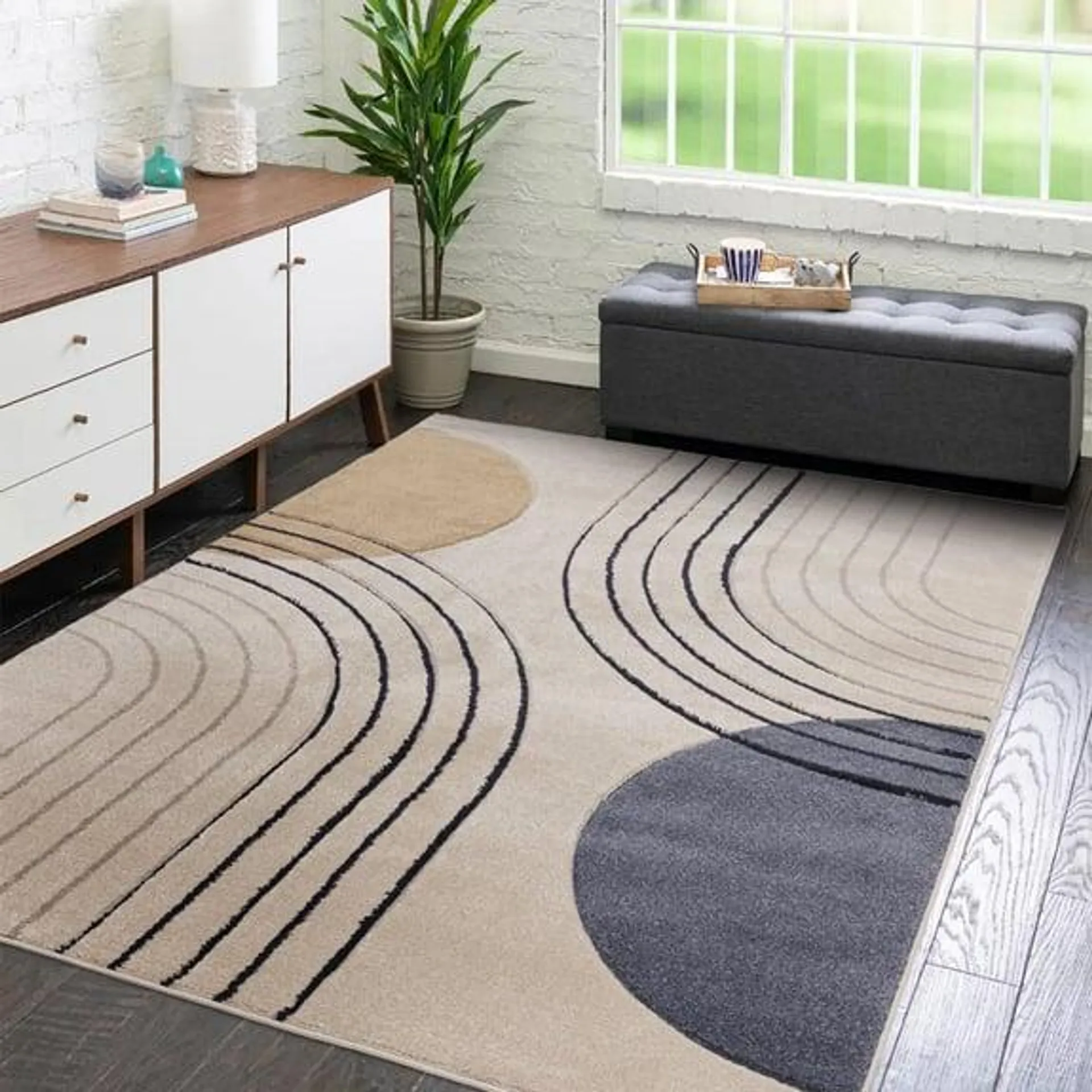 Sarasota Seaside Curve Rug