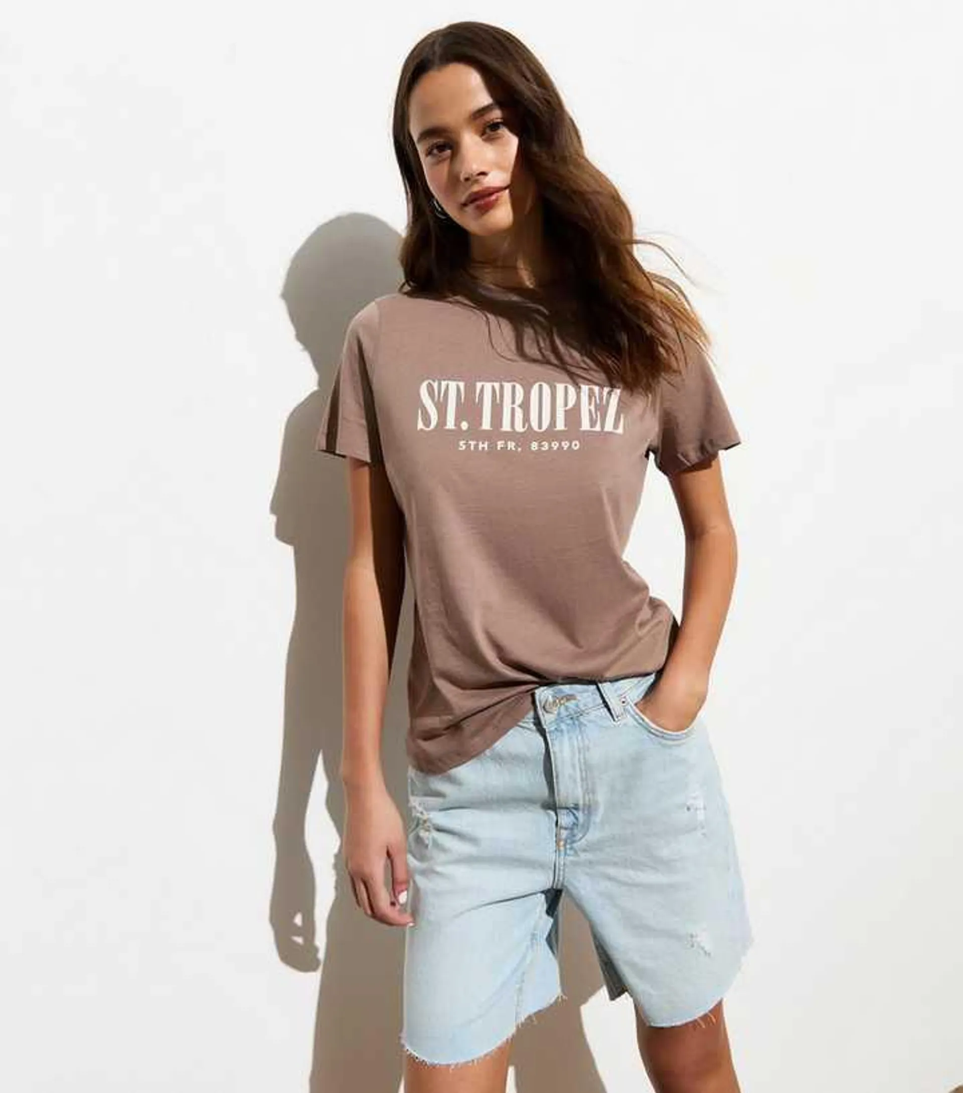 Light Brown St Tropez T-Shirt