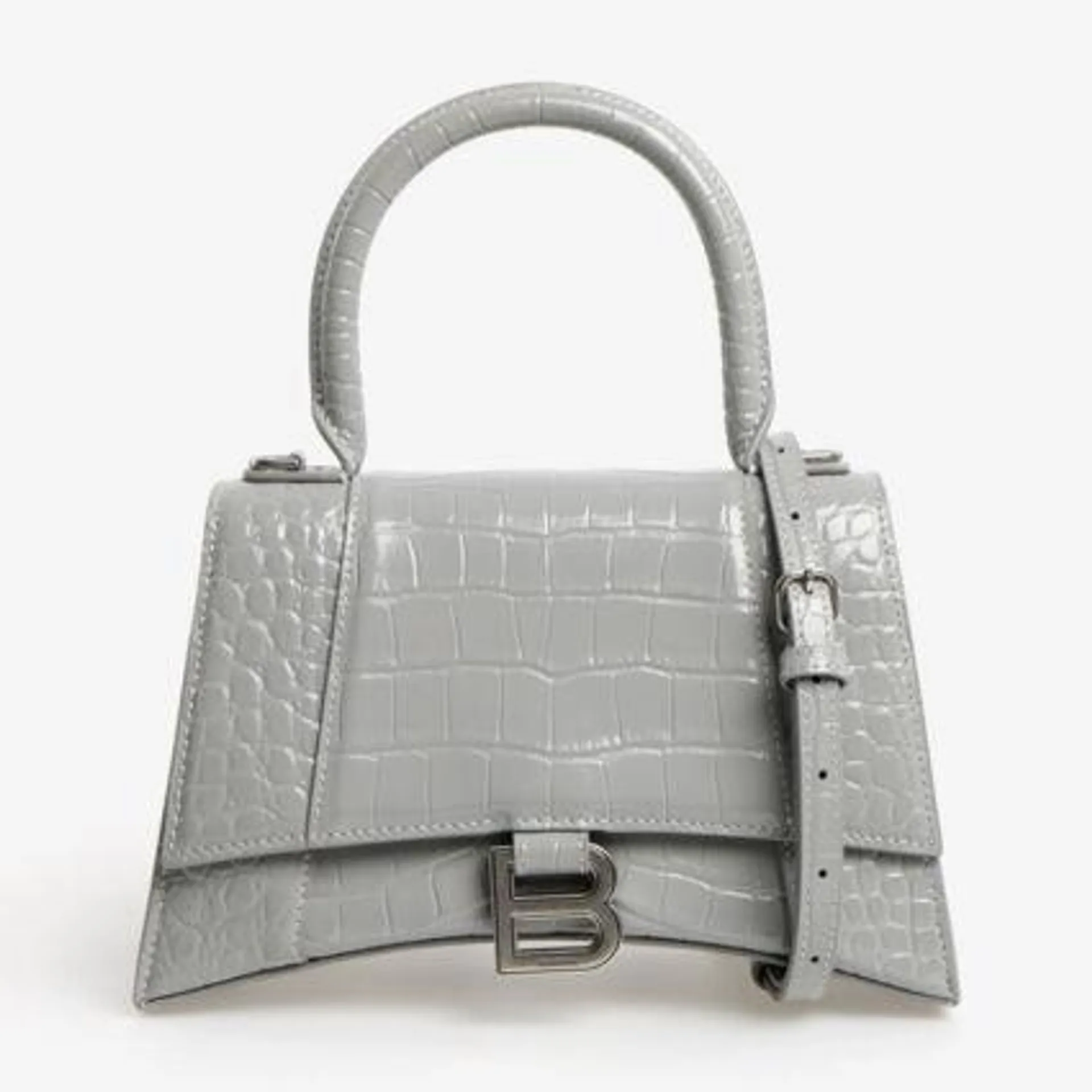 Grey Pre-Loved Hourglass Handbag