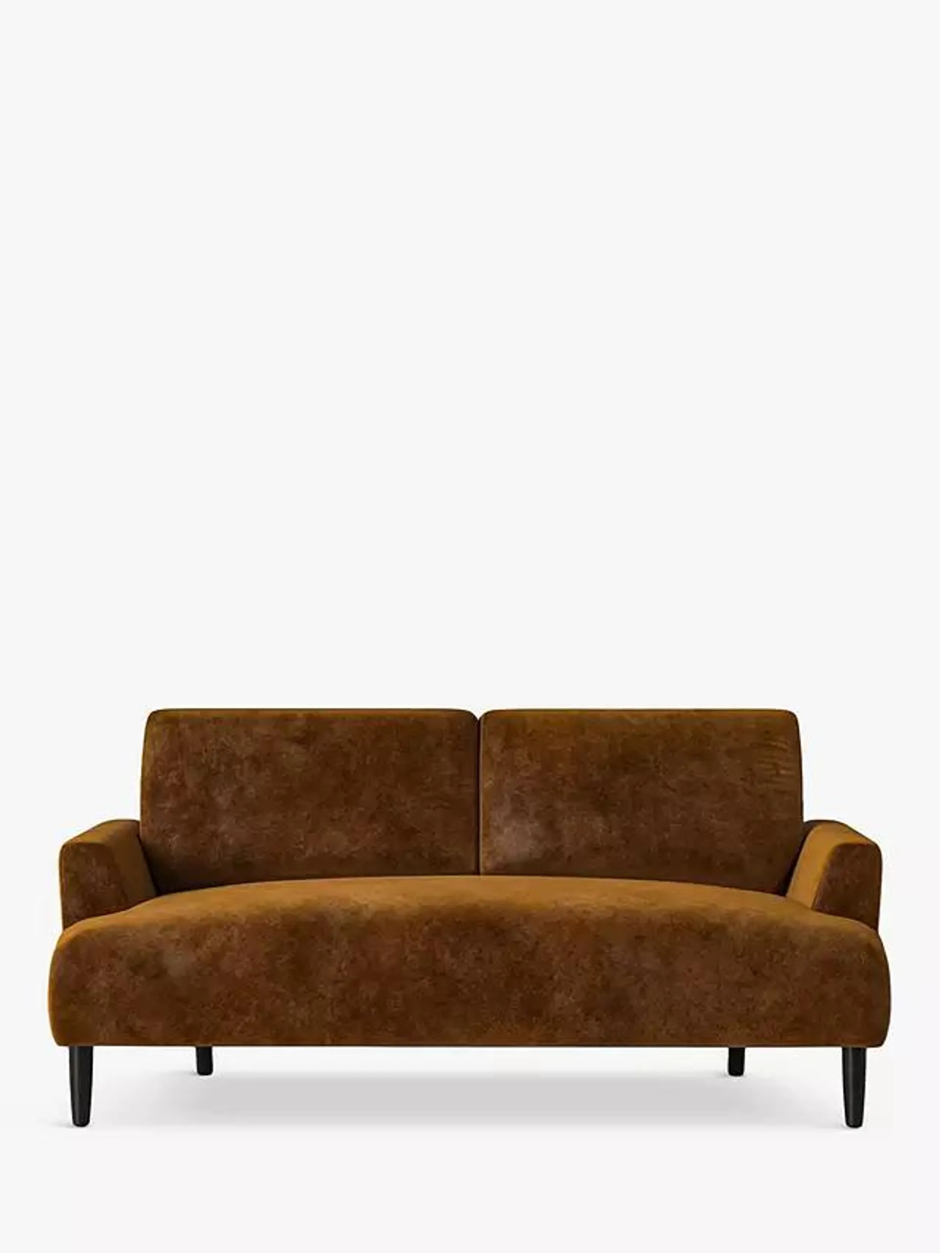 Swyft Model 05 Medium 2 Seater Sofa, Mottled Velvet Ochre