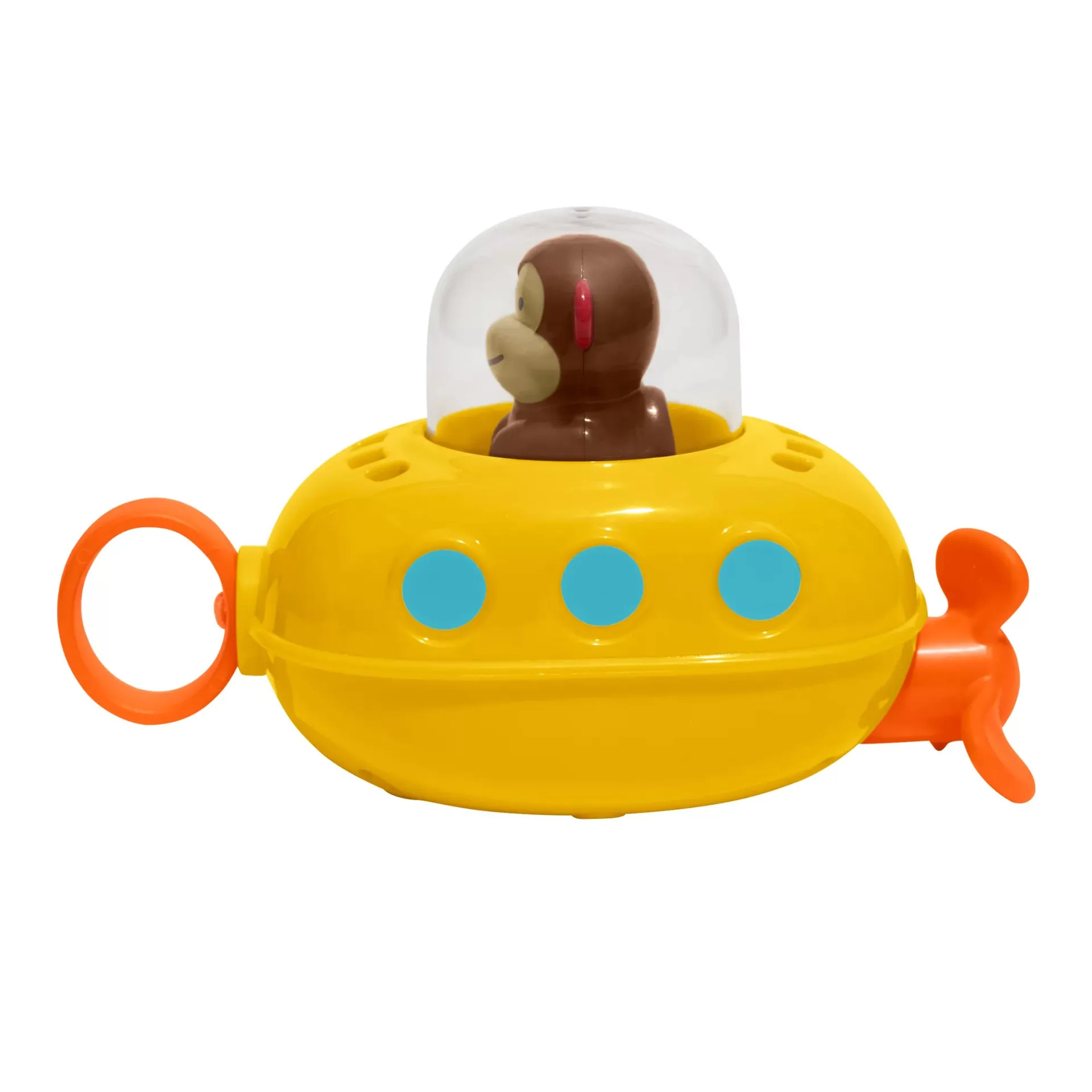 Pull and Go Monkey Submarine Bath Toy