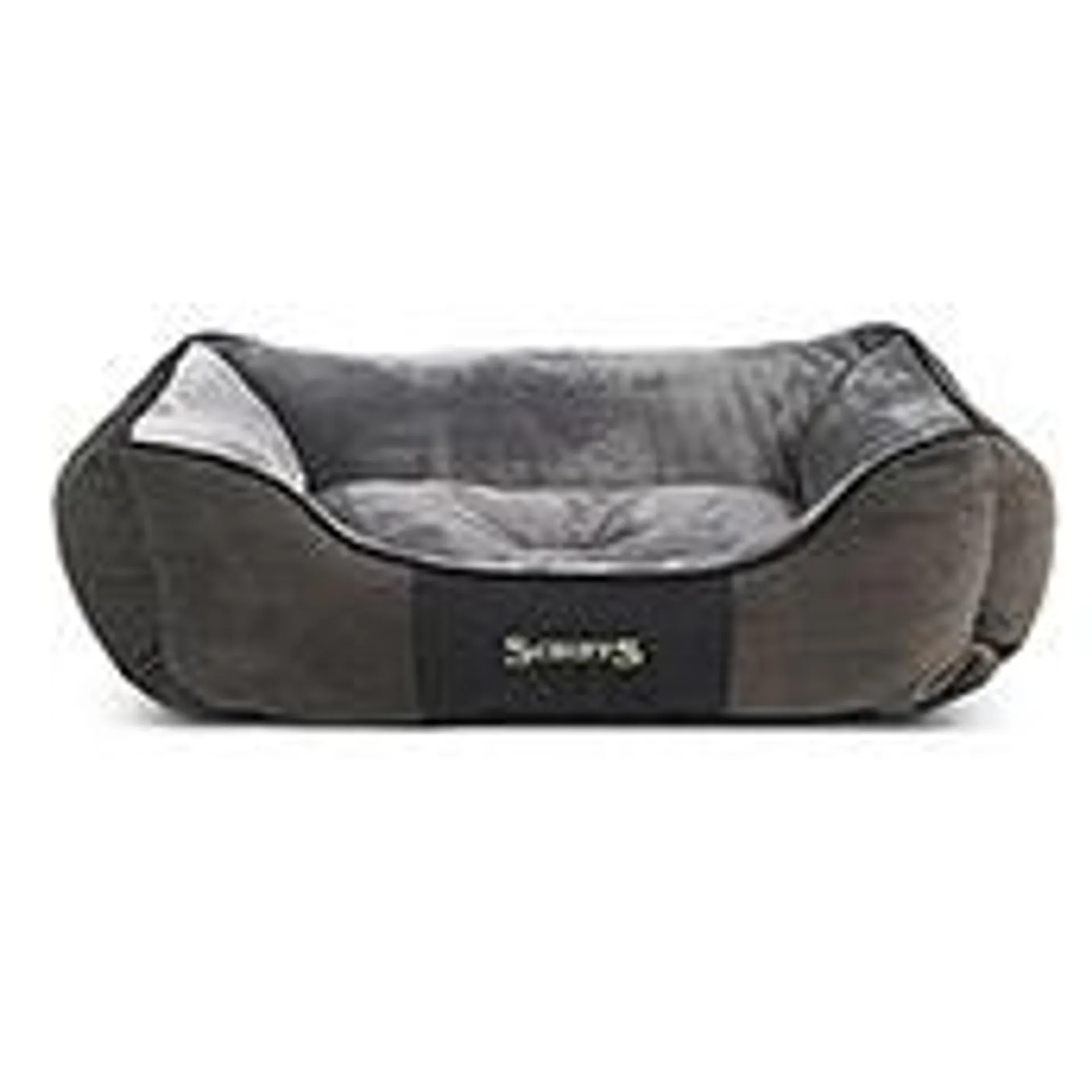 Scruffs Super Soft Luxurious Chester Dog Box Bed Graphite Large