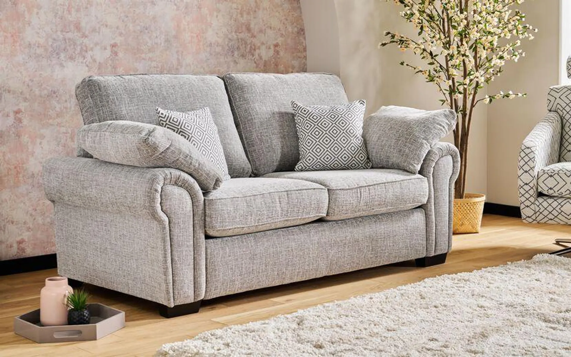 Westwood Fabric 2 Seater Sofa Standard Back