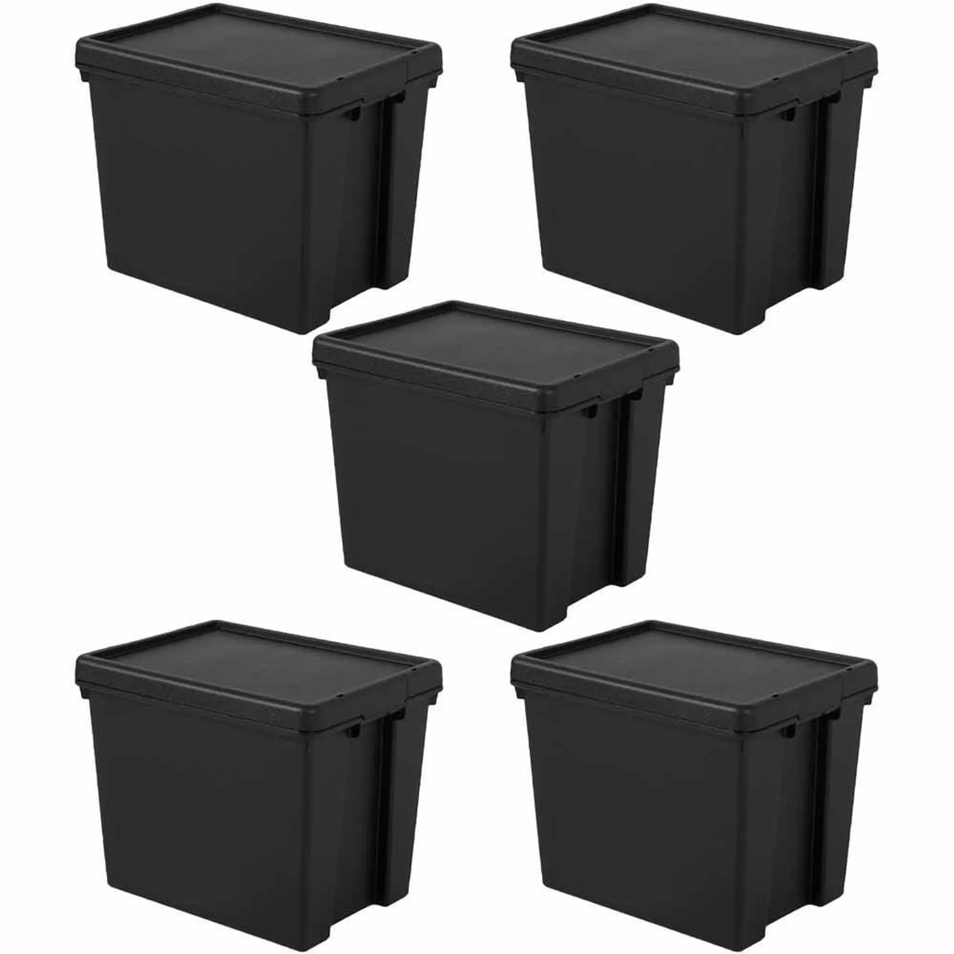 Wham 24L Recycled Storage Box Set of 5