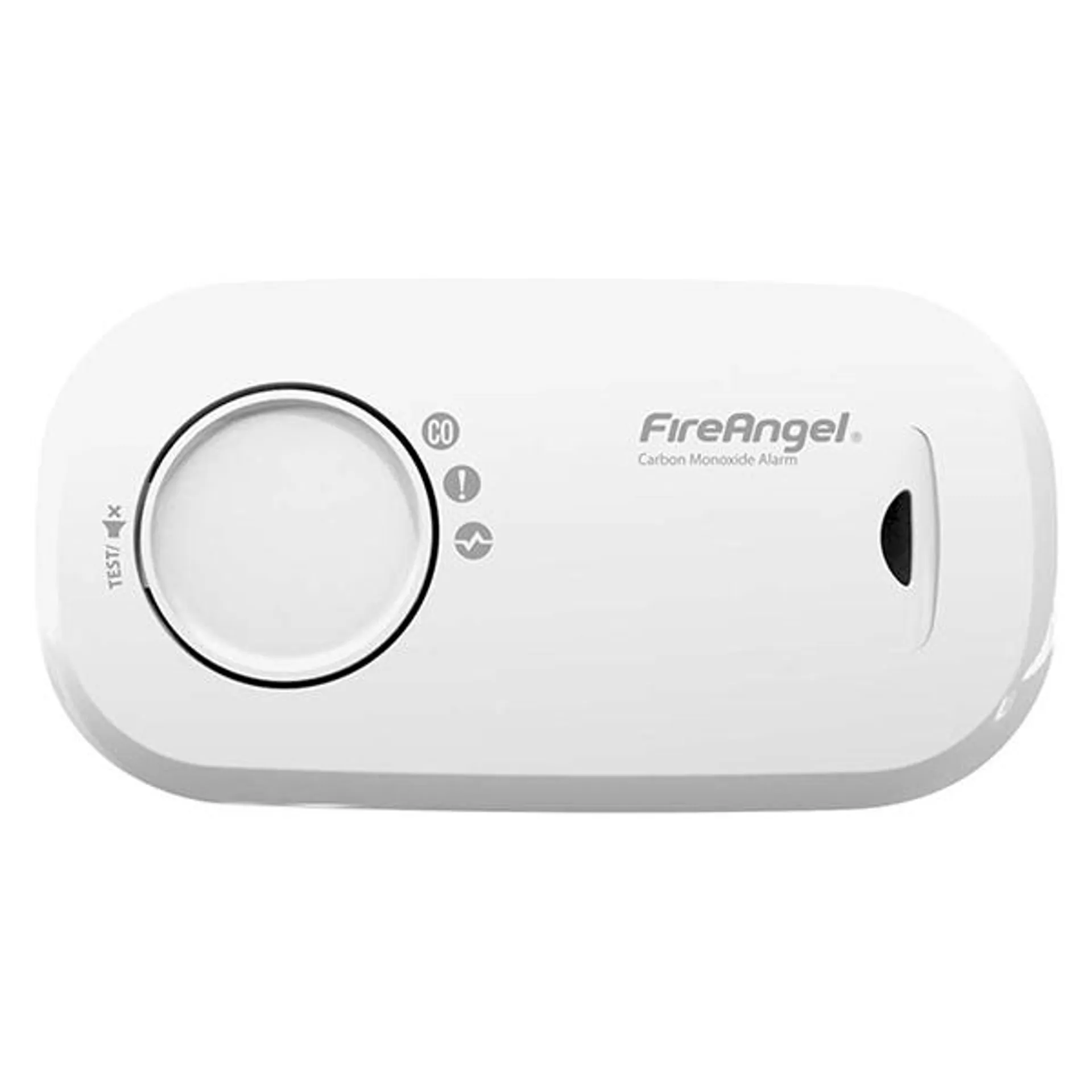 Brink Swan Neck Fixed FireAngel Carbon Monoxide Alarm 1 Year Replaceable Batteries (2xAA)