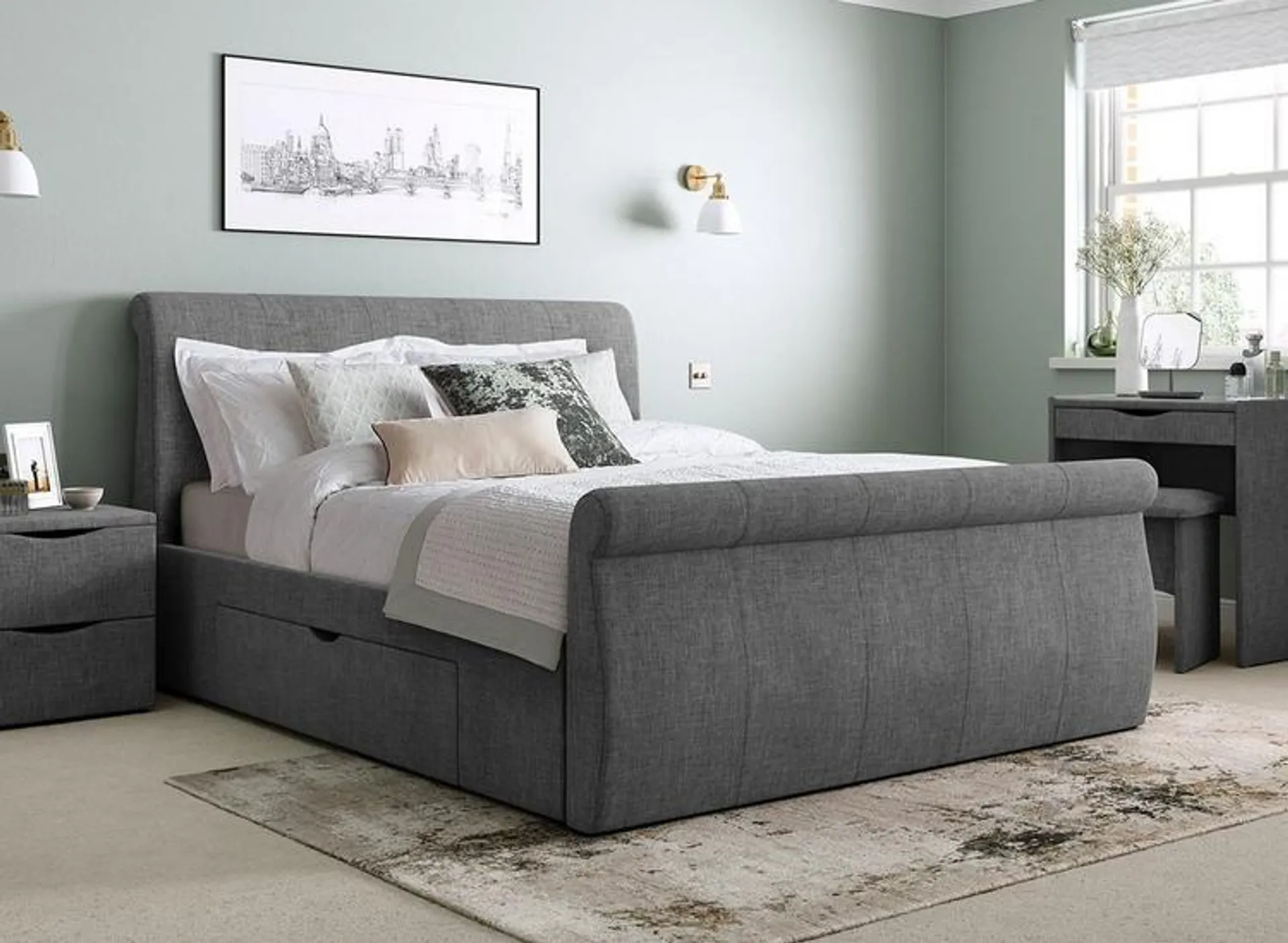 Lucia Upholstered Bed Frame