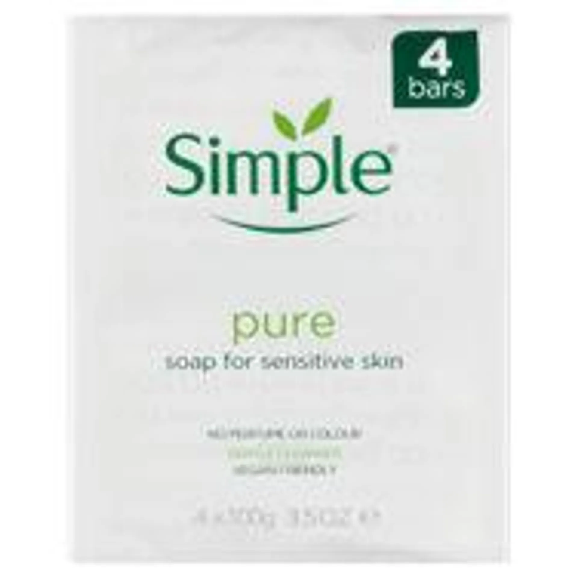 Simple Pure Soap Bars For Sensitive Skin