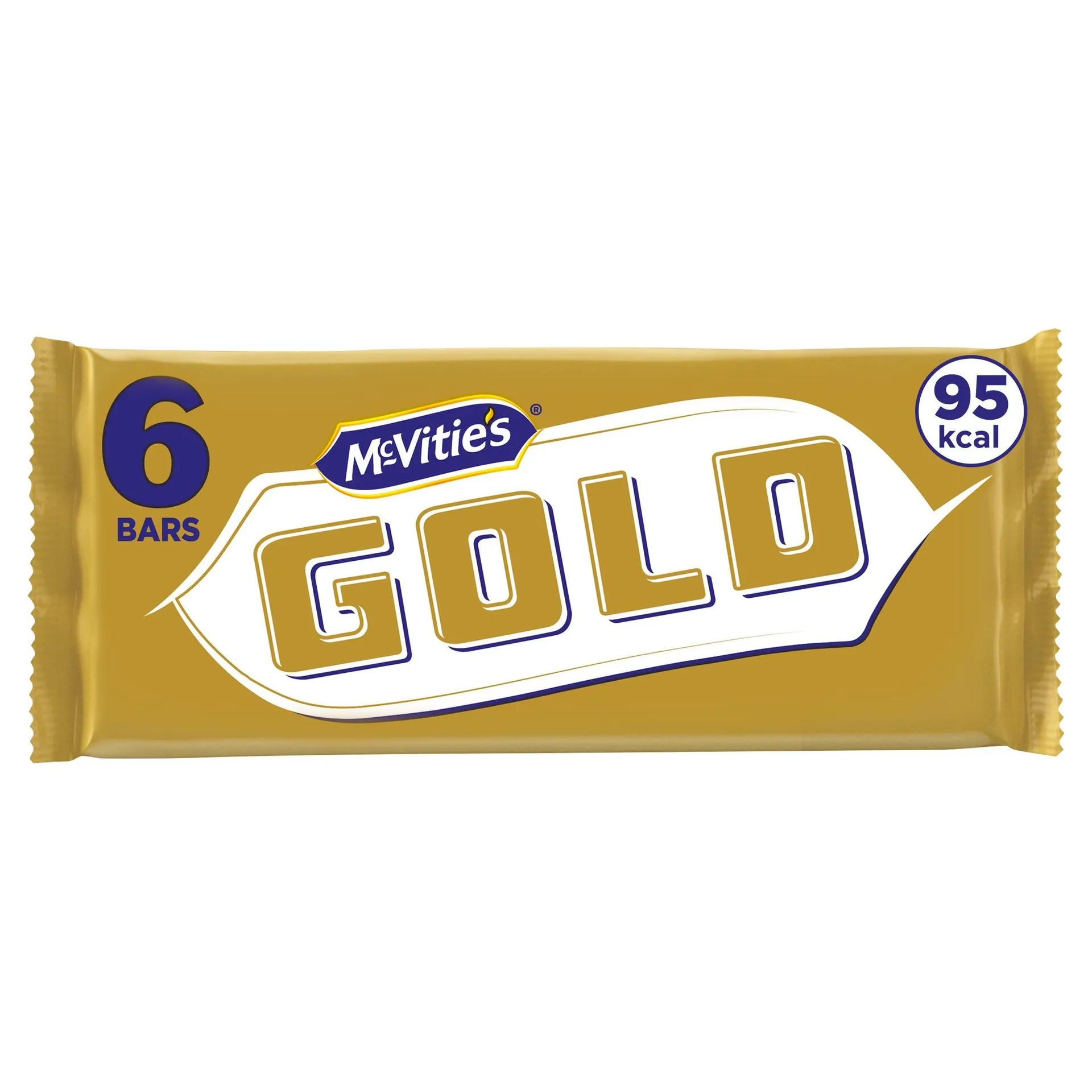 McVitie's Gold Caramel Flavour Biscuit Bars Multipack 6 x 18.3g, 110g