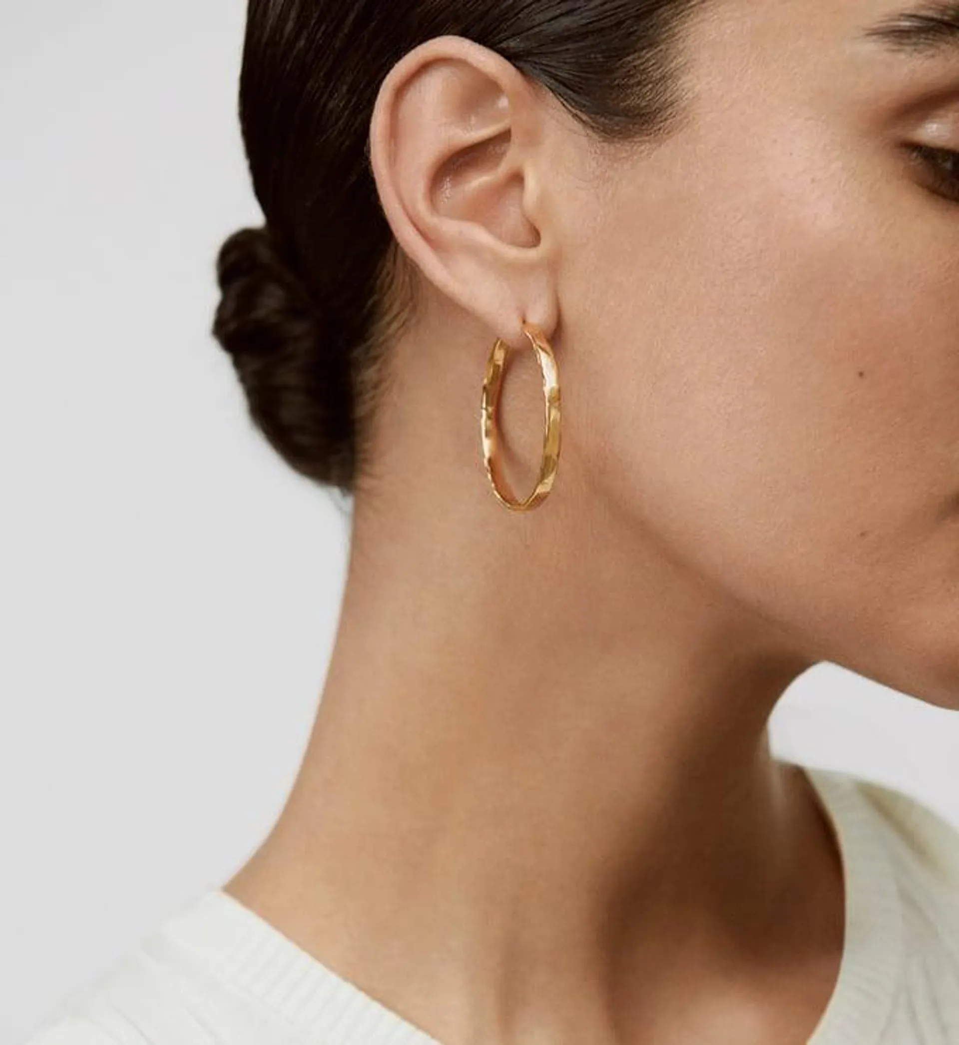 Siren Muse Wave Large Hoop Earrings