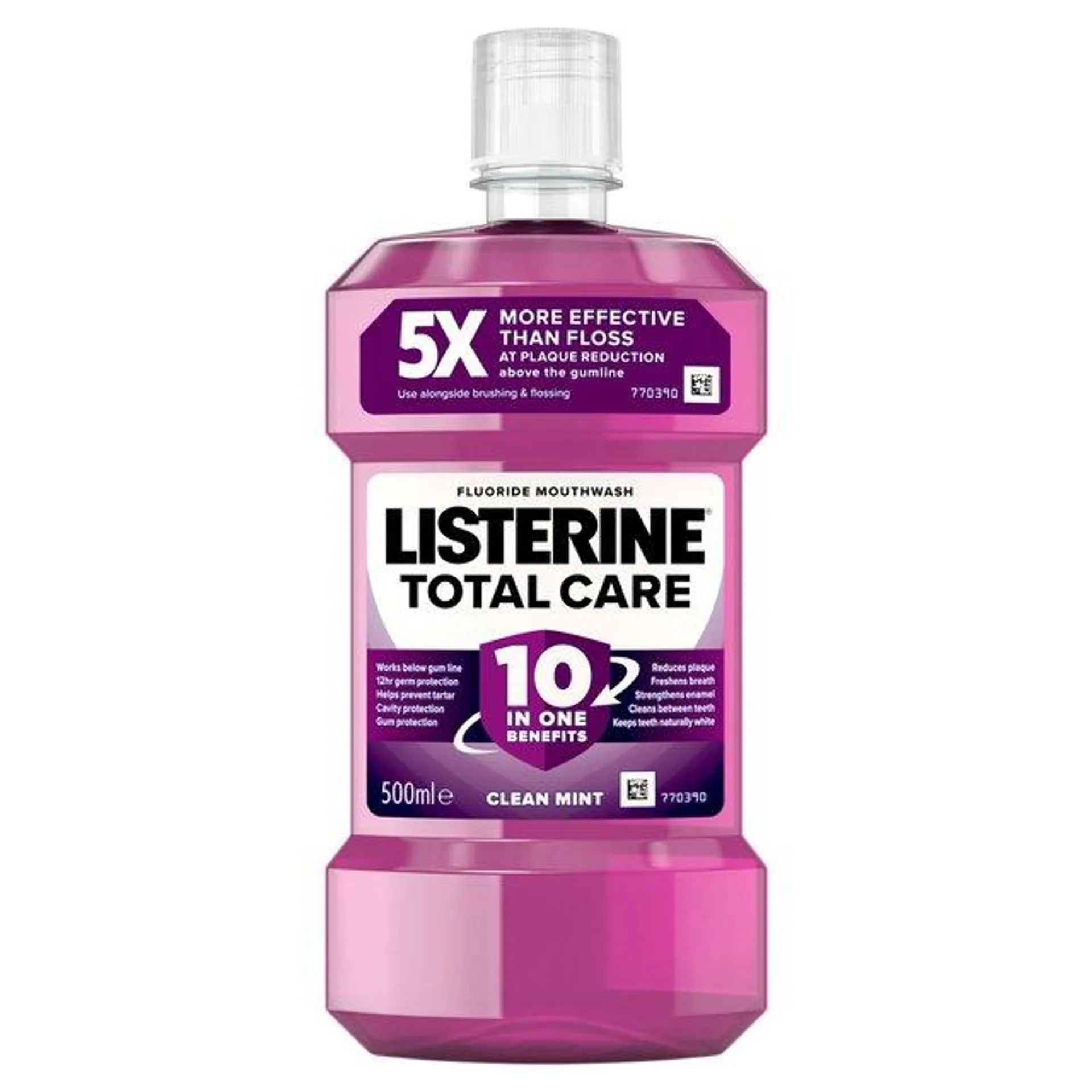 Listerine Clean Mint Total Care Mouthwash 500ml