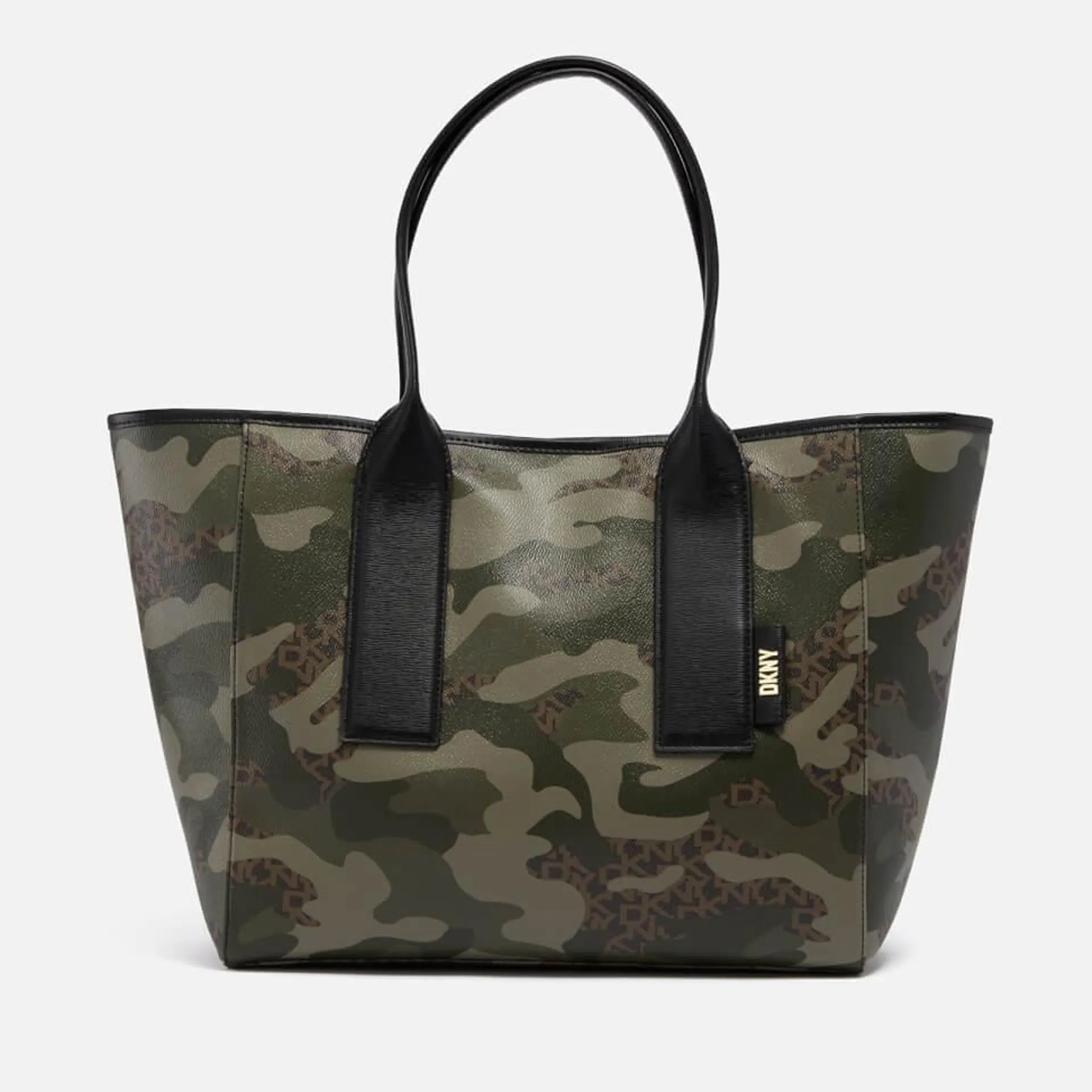 DKNY Grayson Camo Large Faux Leather Tote Bag