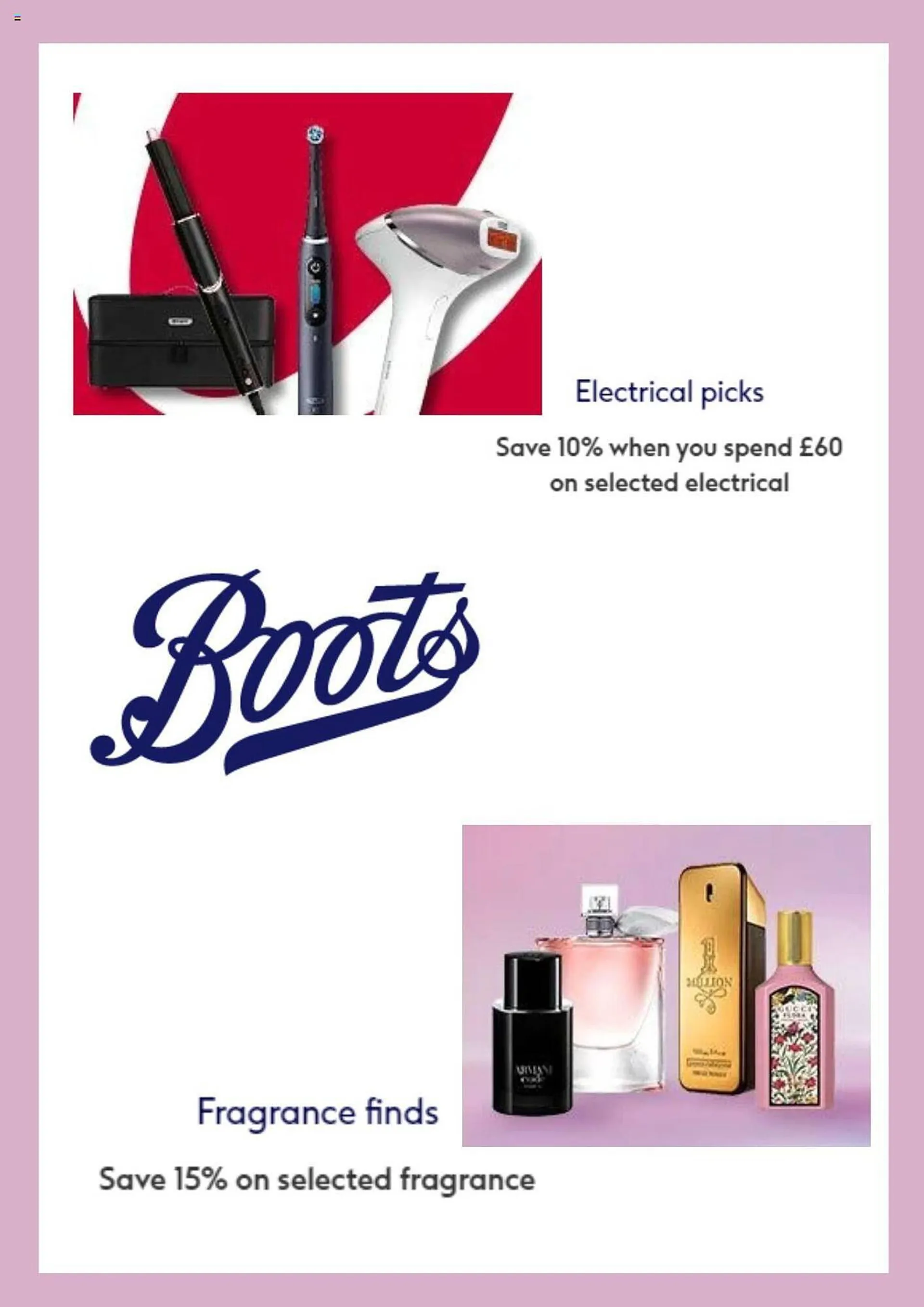 Boots leaflet - 1