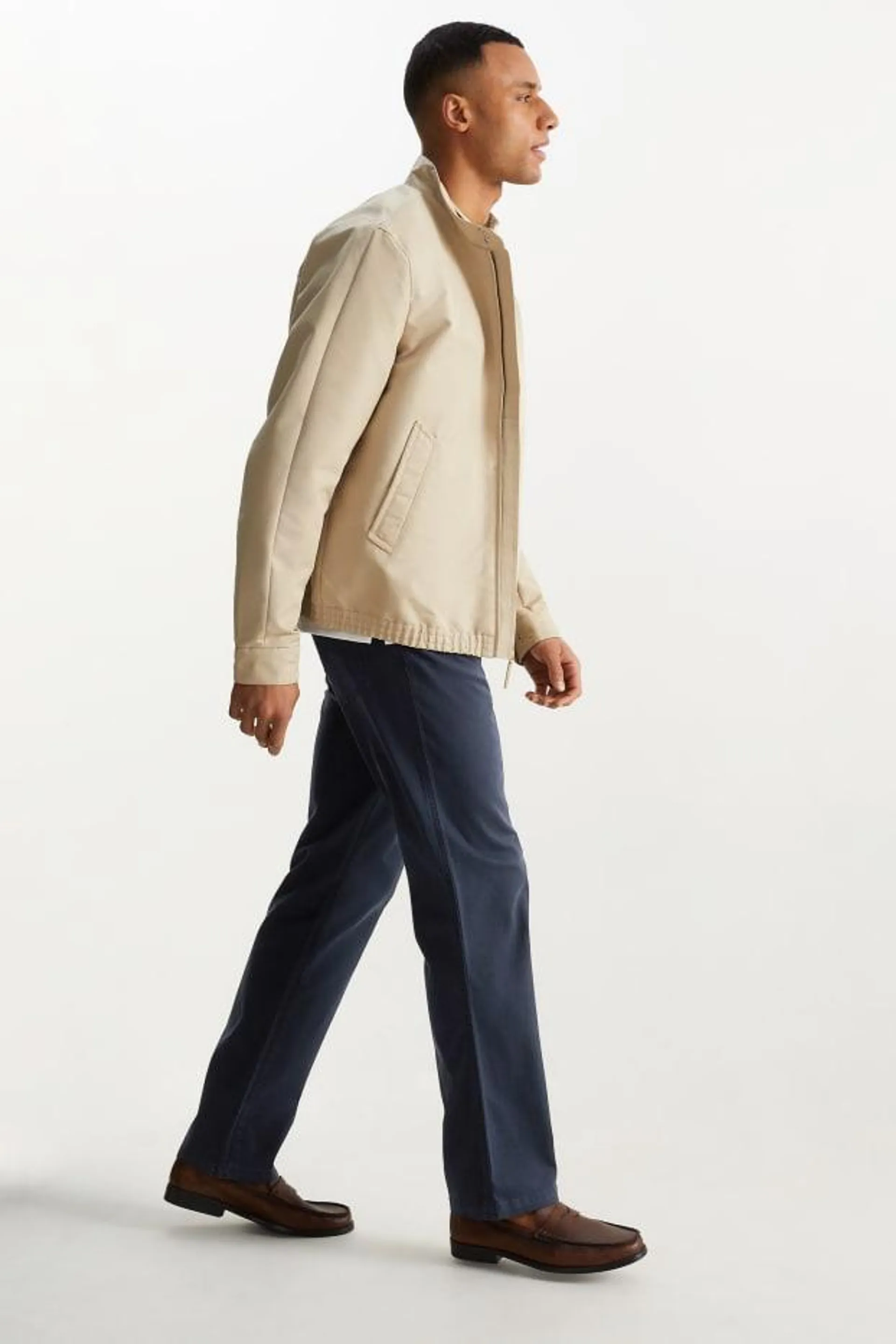 Trousers with belt - regular fit