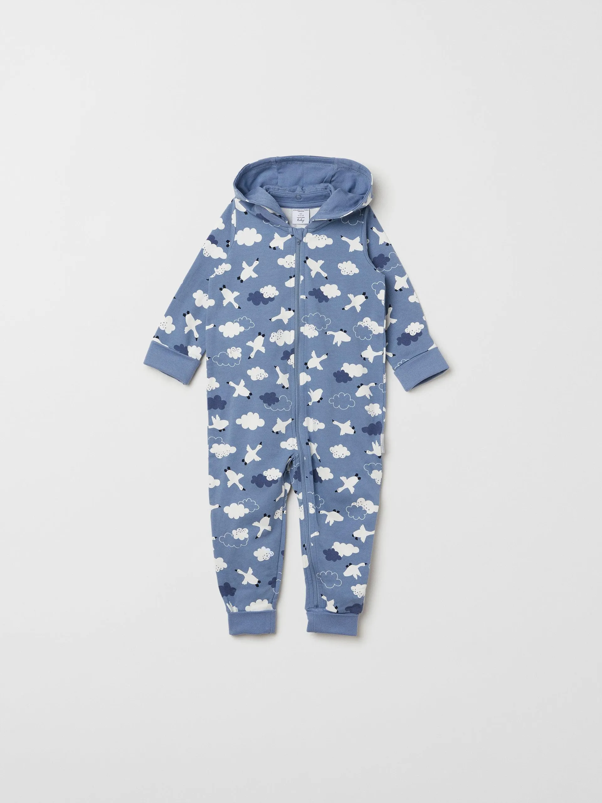 Bird Print Baby All-in-one