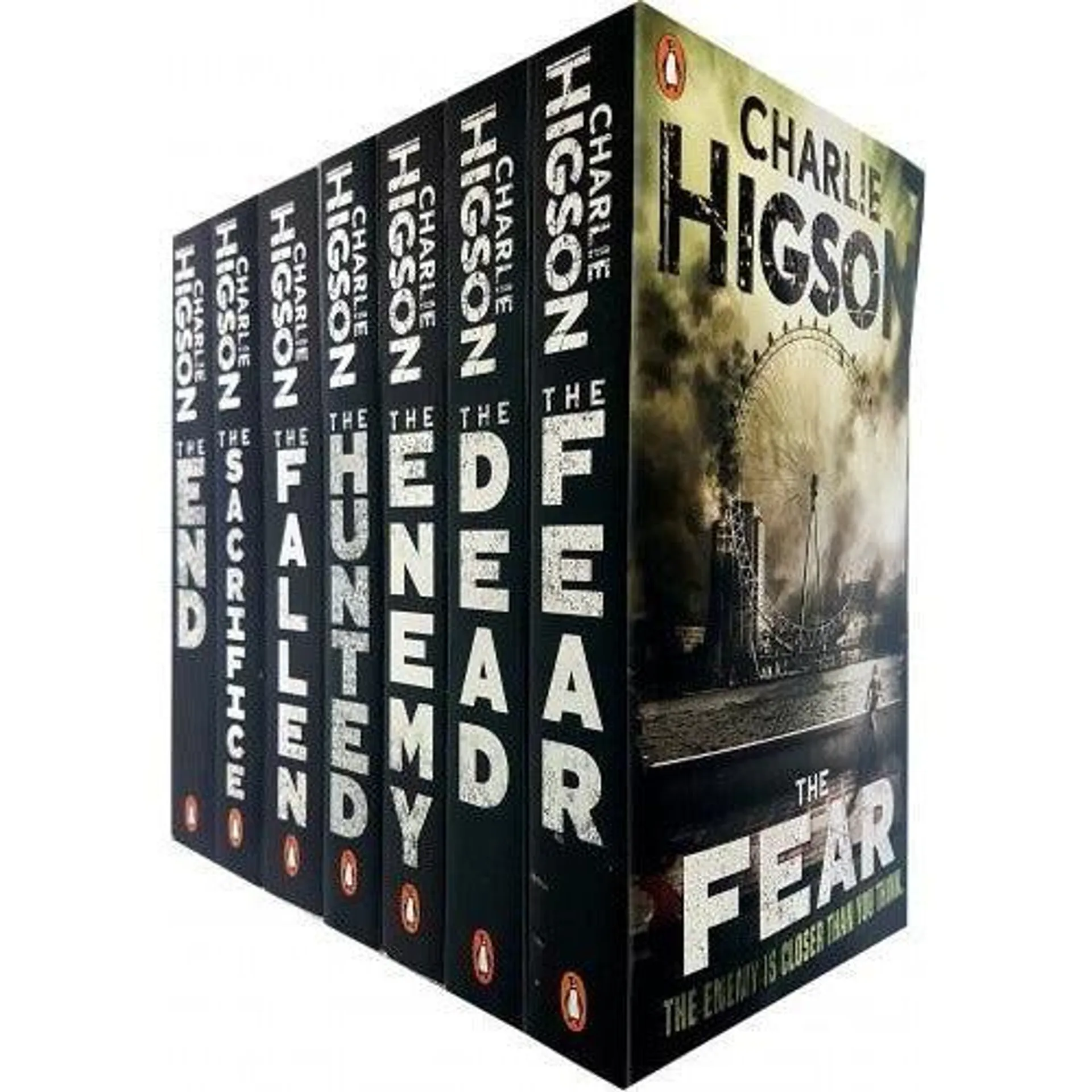 Charlie Higson The Enemy Series 7 Books Collection Set The Enemy The Dead The Fear The Scarifies T..