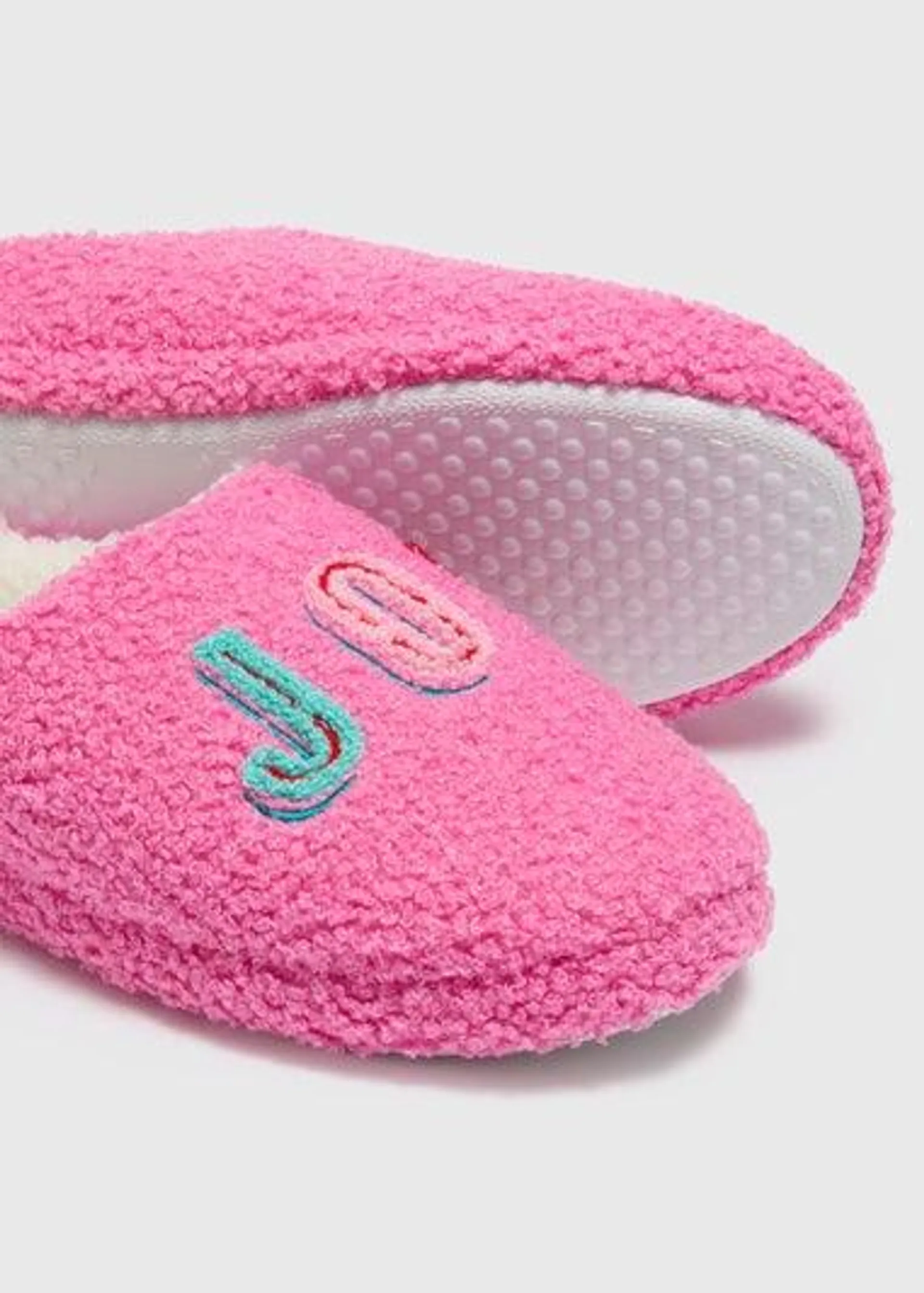 Joyful JOY Pink Mule Slippers