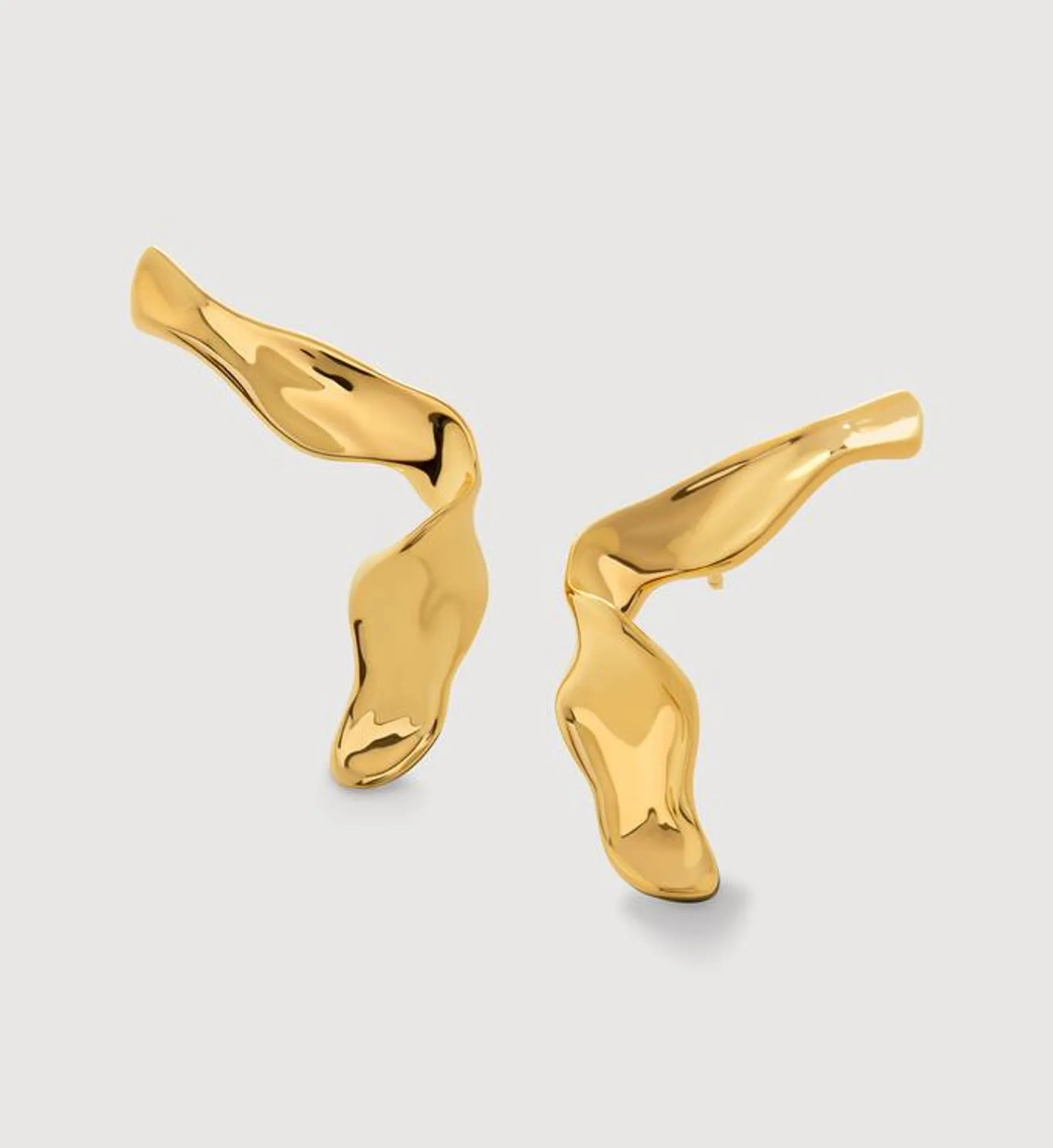 The Wave Large Stud Earrings