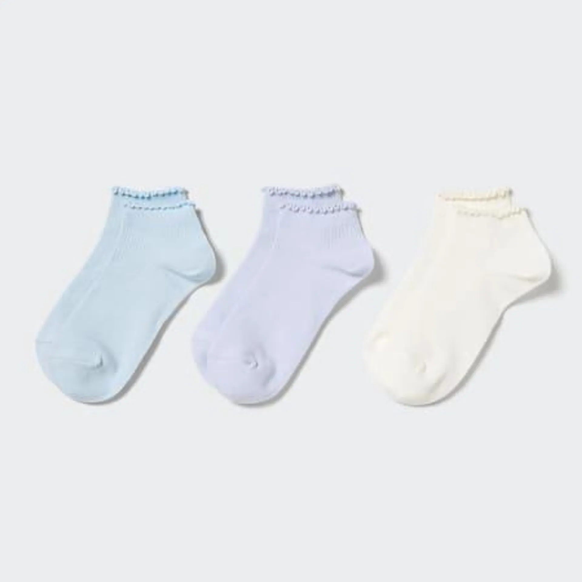 Kids Short Socks (Three Pairs)