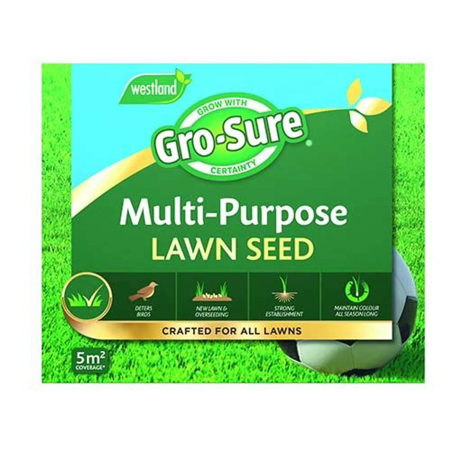 Gro-Sure Multi Purpose Lawn Seed 5m2