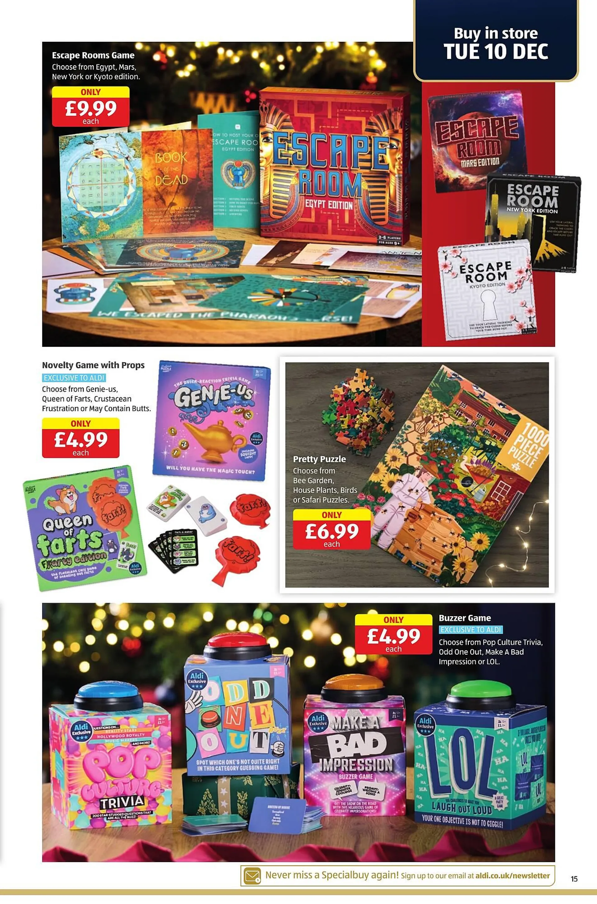 Aldi leaflet from 12 December to 15 December 2024 - Catalogue Page 15