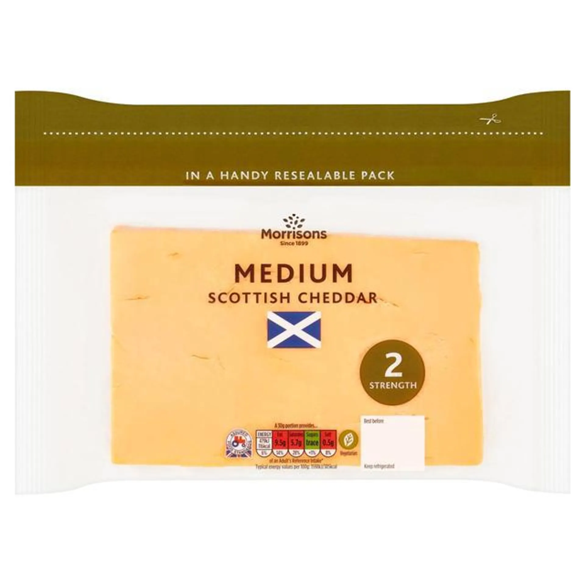 Morrisons Scottish Medium Cheddar Cheese