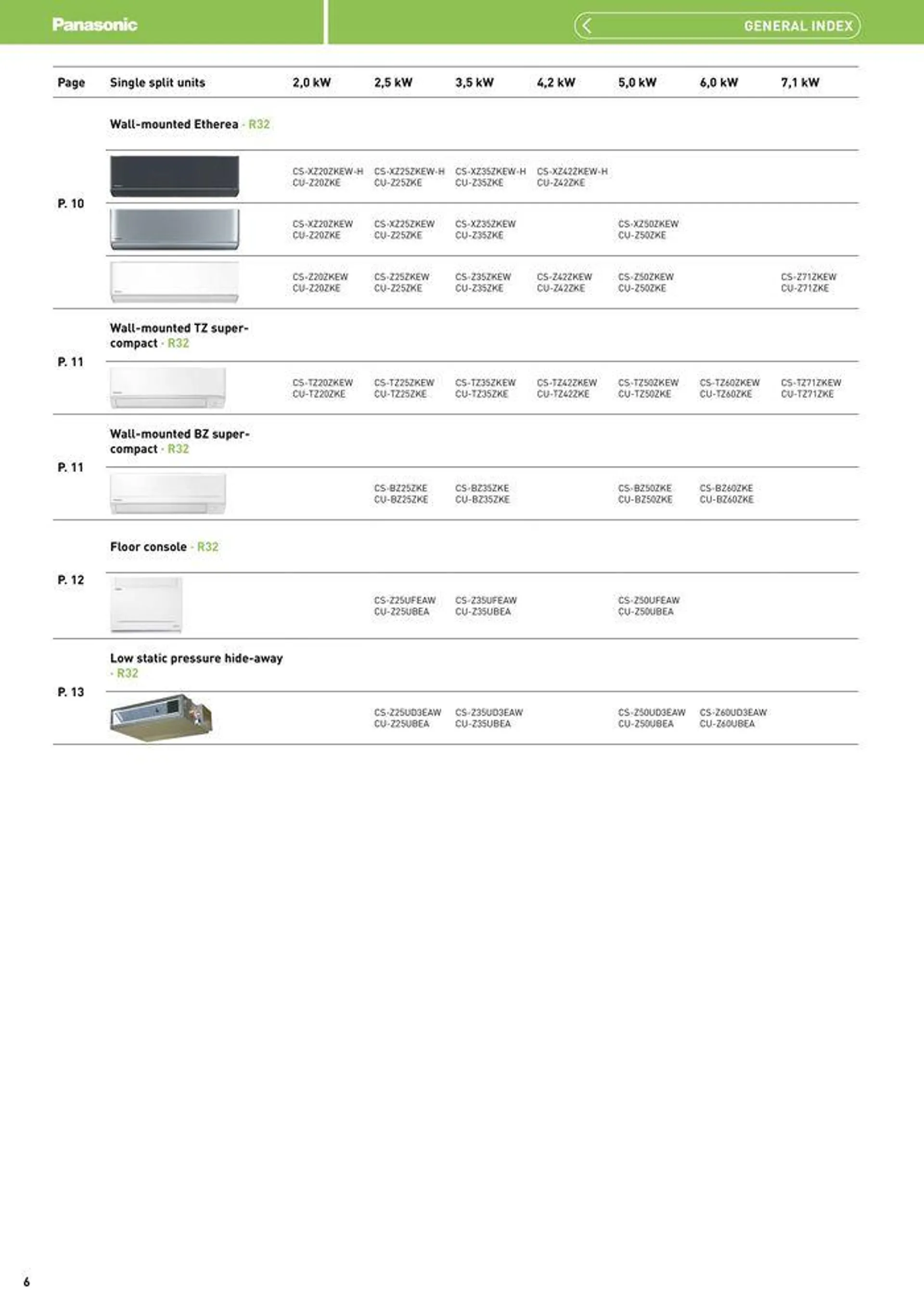 Price List 2024 / 2025 from 12 August to 31 December 2025 - Catalogue Page 6